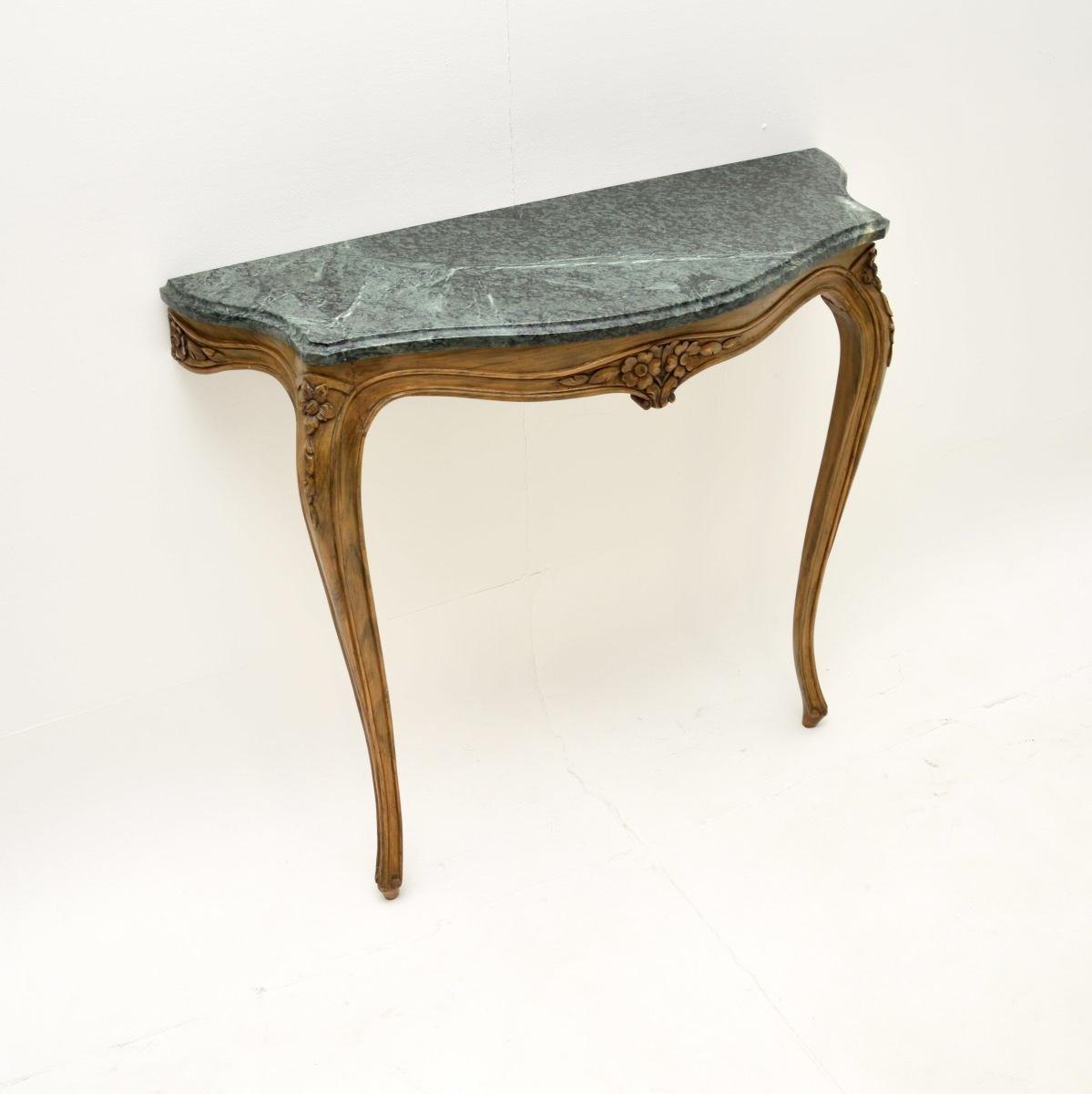 French Marble Top Console Table (1 of 9) French Marble Top Console Table (1 of 9)