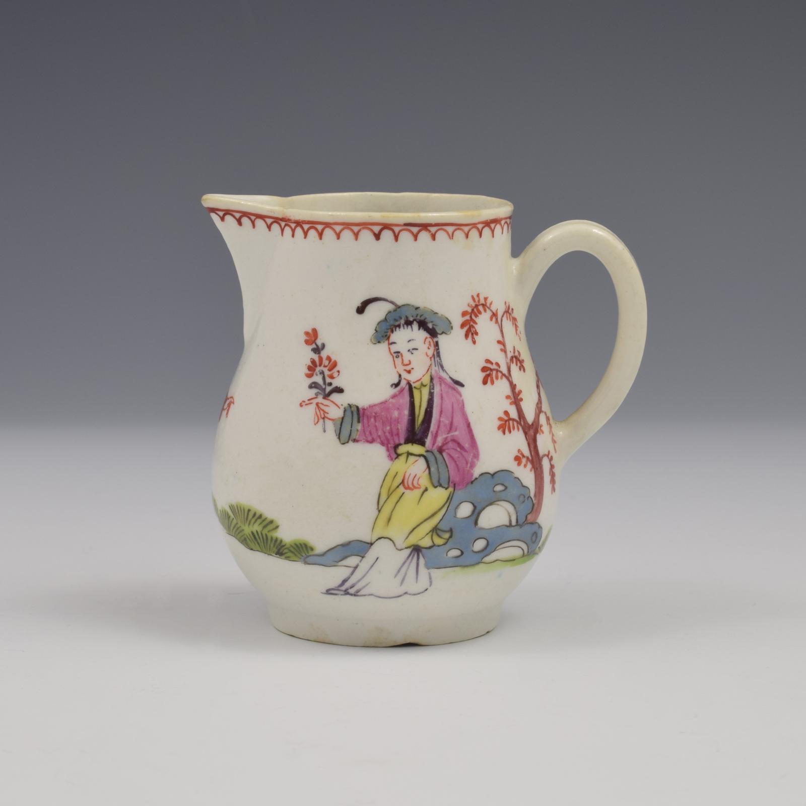 Rare Bow Porcelain Mandarin Pattern Sparrow Beak Cream Jug c.1760 (1 of 10) Rare Bow Porcelain Mandarin Pattern Sparrow Beak Cream Jug c.1760 (1 of 10)