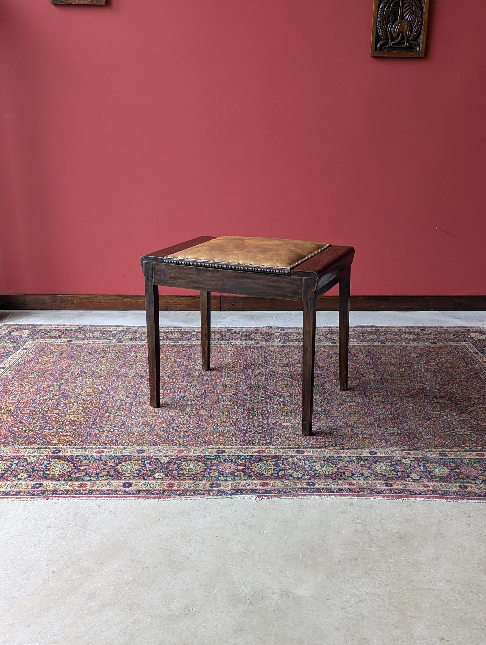 Antique 1920’s Art Deco Piano Stool (1 of 10)