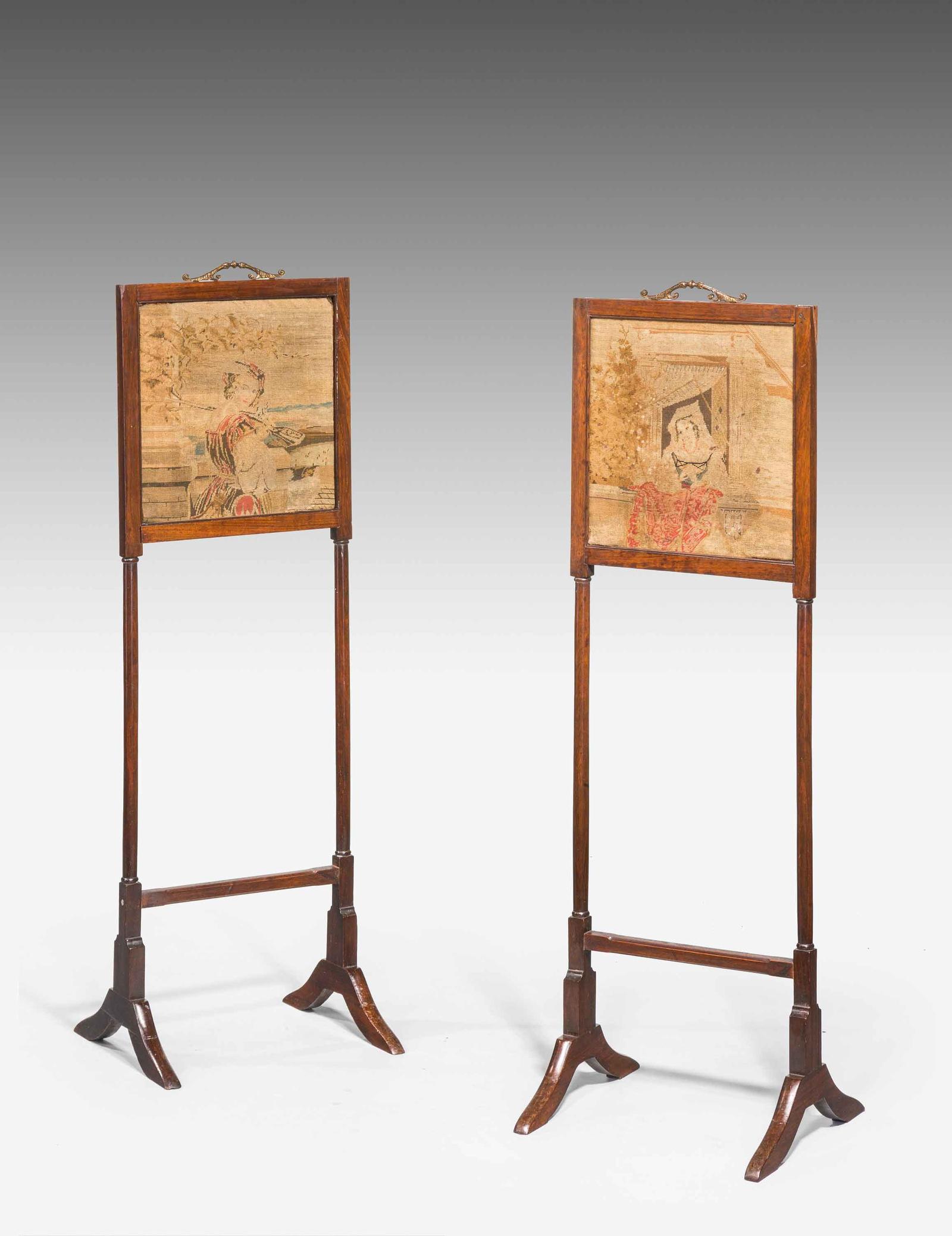 Pair of George III Period Small Screens (1 of 3) Pair of George III Period Small Screens (1 of 3)