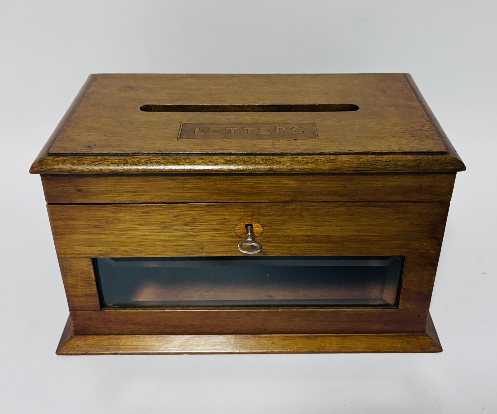Antique Mahogany Letter Box (1 of 10) Antique Mahogany Letter Box (1 of 10)