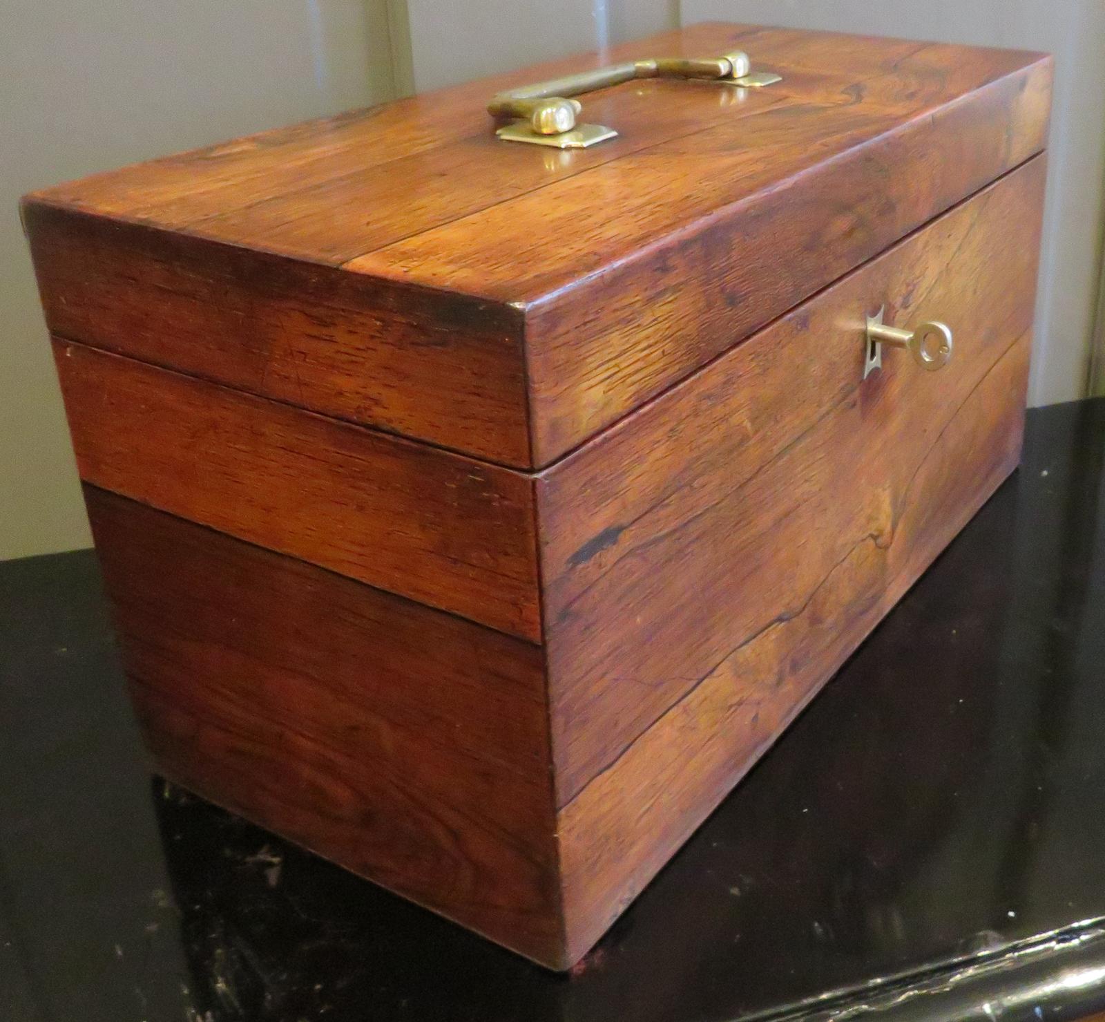 William IV Rosewood Tea Caddy (1 of 5)