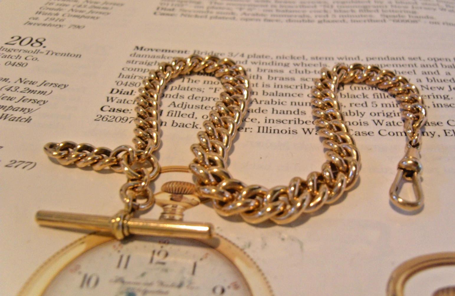 Victorian Pocket Watch Chain 12ct Rose Rolled Gold 1890s Albert Heavy 36.6 Grams (1 of 12) Victorian Pocket Watch Chain 12ct Rose Rolled Gold 1890s Albert Heavy 36.6 Grams (1 of 12)