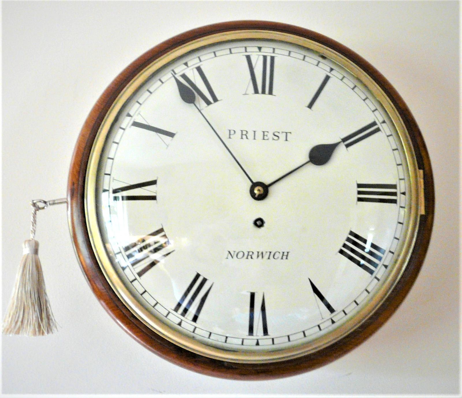 Impeccable 12” English Fusee Dial Timepiece by George Priest 1836 (1 of 6) Impeccable 12” English Fusee Dial Timepiece by George Priest 1836 (1 of 6)