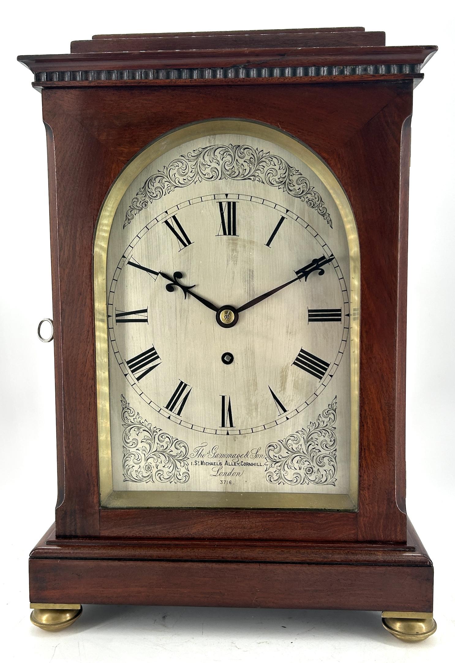 Nice Regency English Fusee Bracket Clock – Ca 1850 (1 of 19)