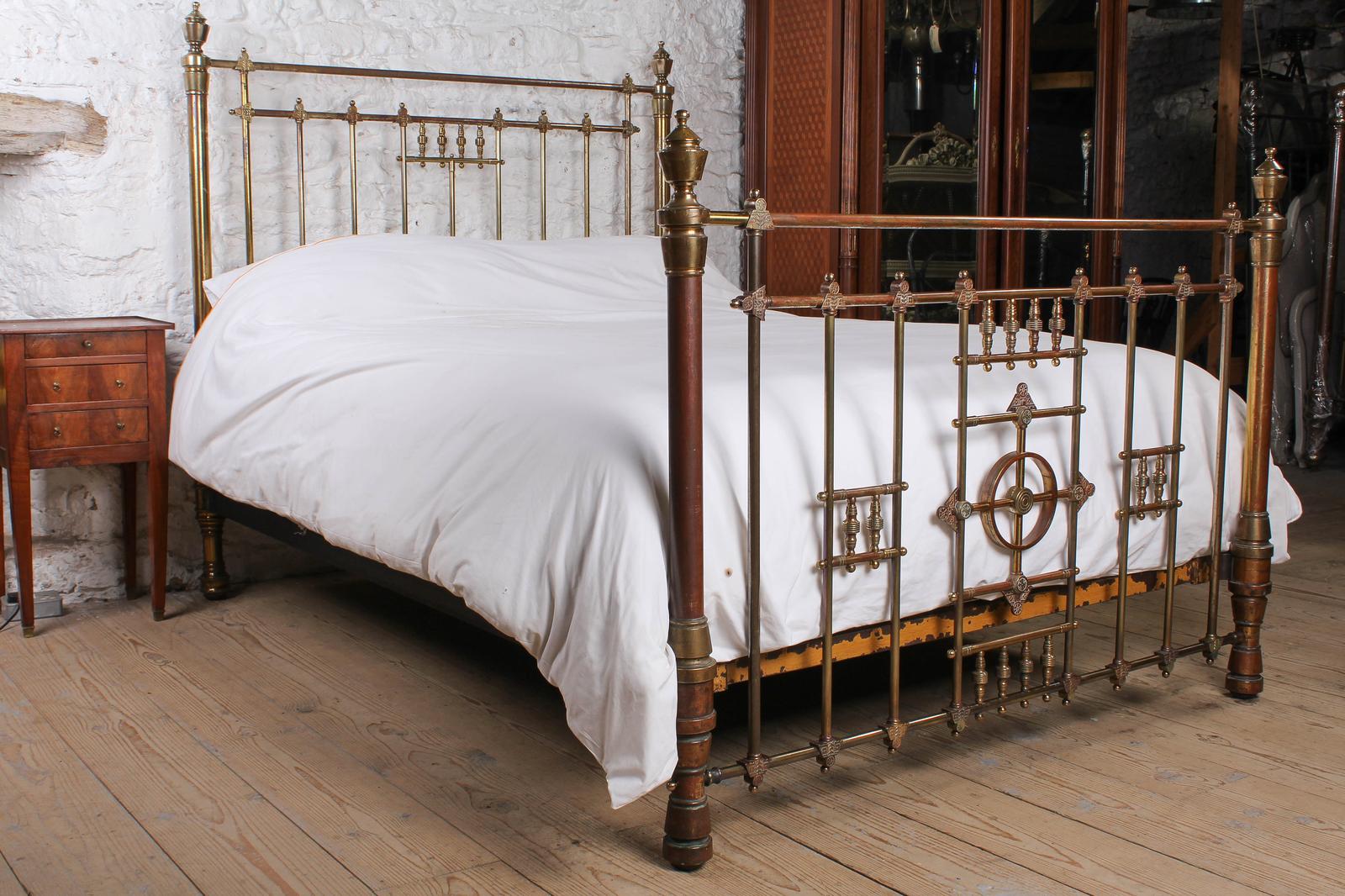 Truly Unique All Brass Original King Size Bed (1 of 10)