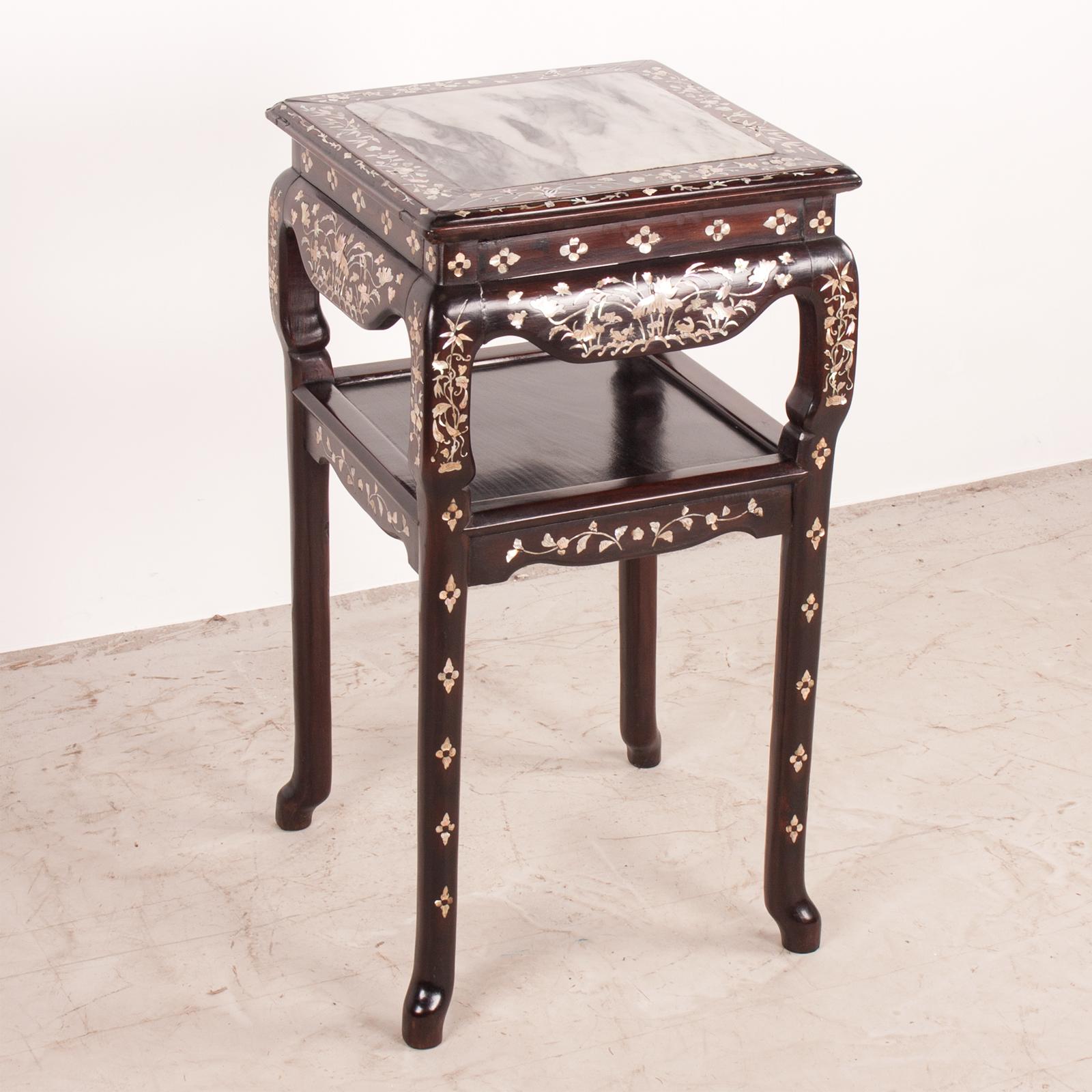 Chinese Occasional Table with Mother of Pearl Inlay (1 of 13) Chinese Occasional Table with Mother of Pearl Inlay (1 of 13)
