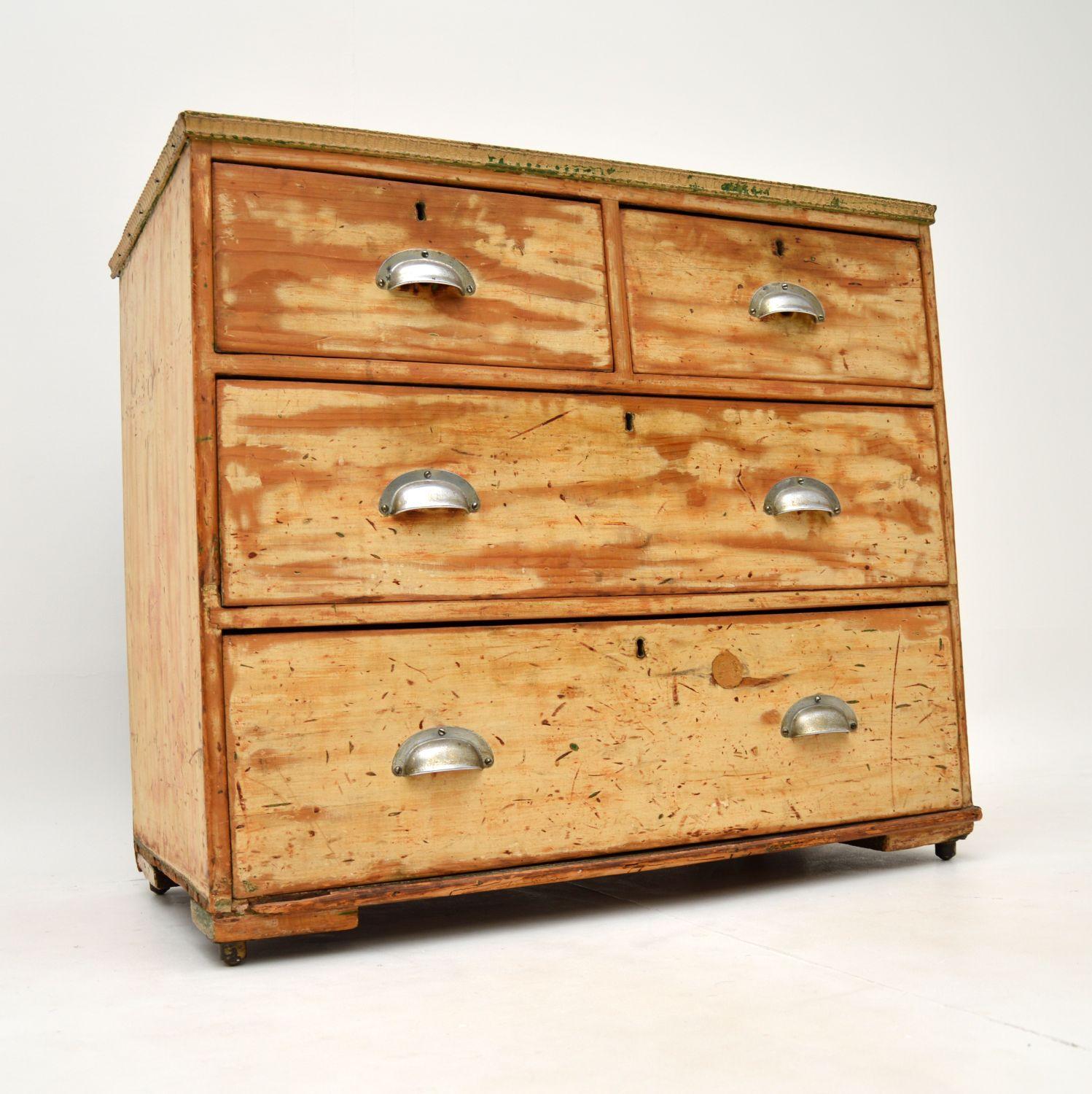 Antique Victorian Distressed Painted Shabby Chic Chest of Drawers (1 of 12) Antique Victorian Distressed Painted Shabby Chic Chest of Drawers (1 of 12)