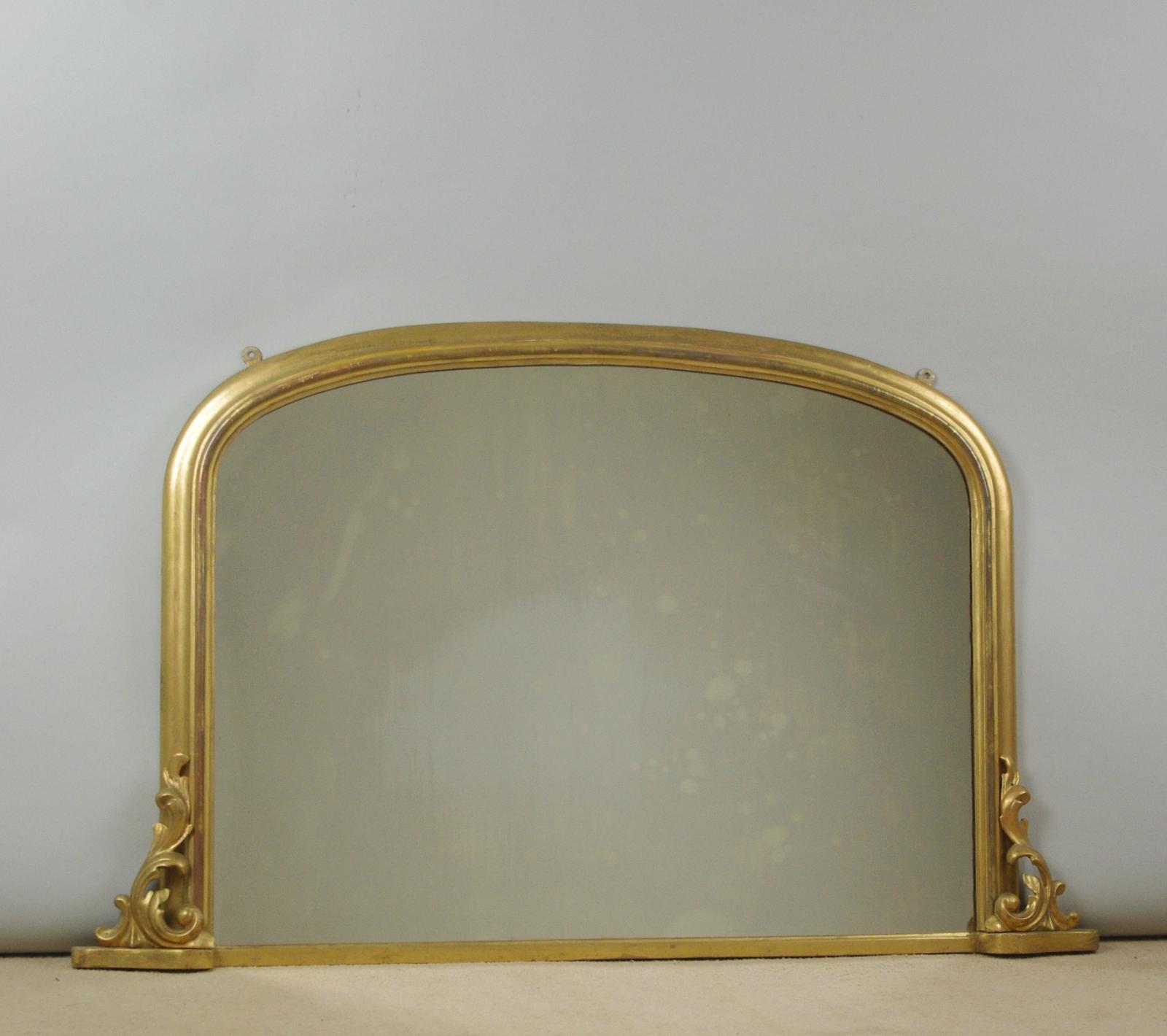 Victorian Giltwood Arch Top Overmantle Mirror (1 of 7) Victorian Giltwood Arch Top Overmantle Mirror (1 of 7)
