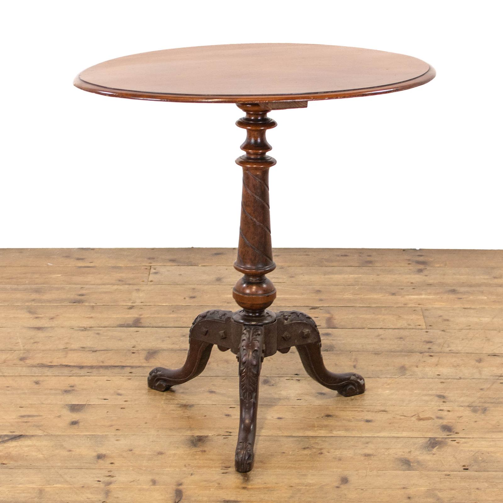 Victorian Antique Mahogany Side Table (1 of 5)