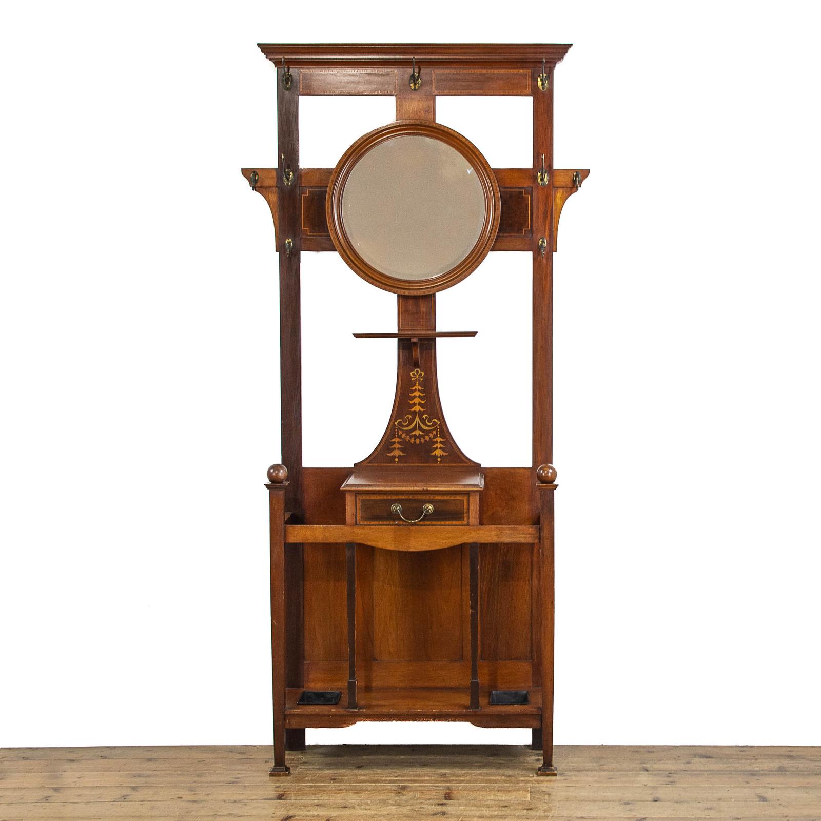 Antique Mahogany Hall Stand (1 of 11) Antique Mahogany Hall Stand (1 of 11)