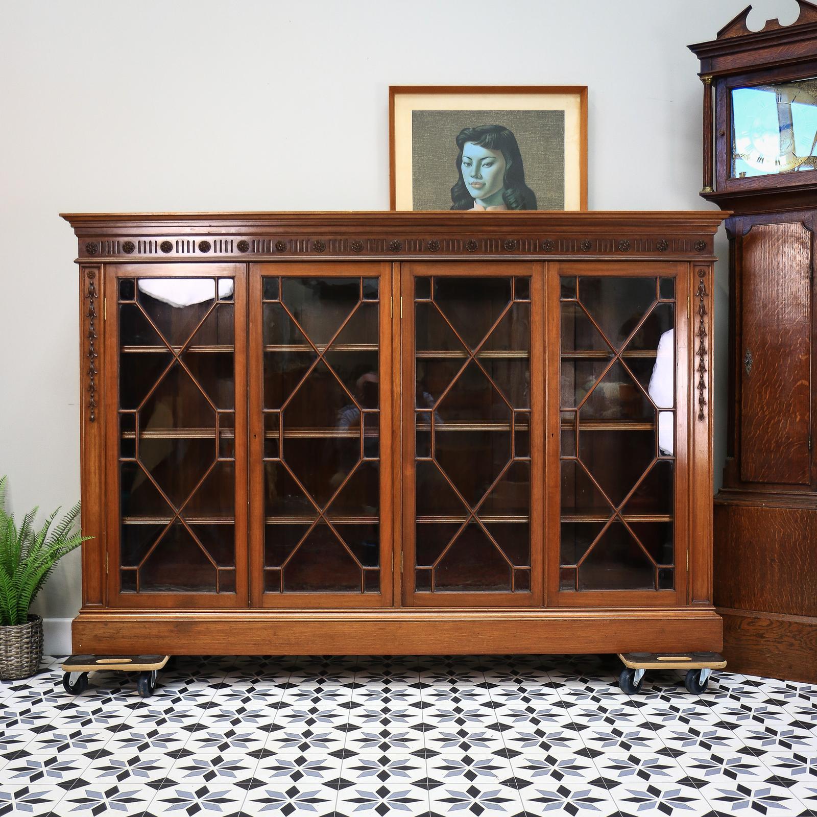 Early 20th Century Mahogany Display Cabinets - main image