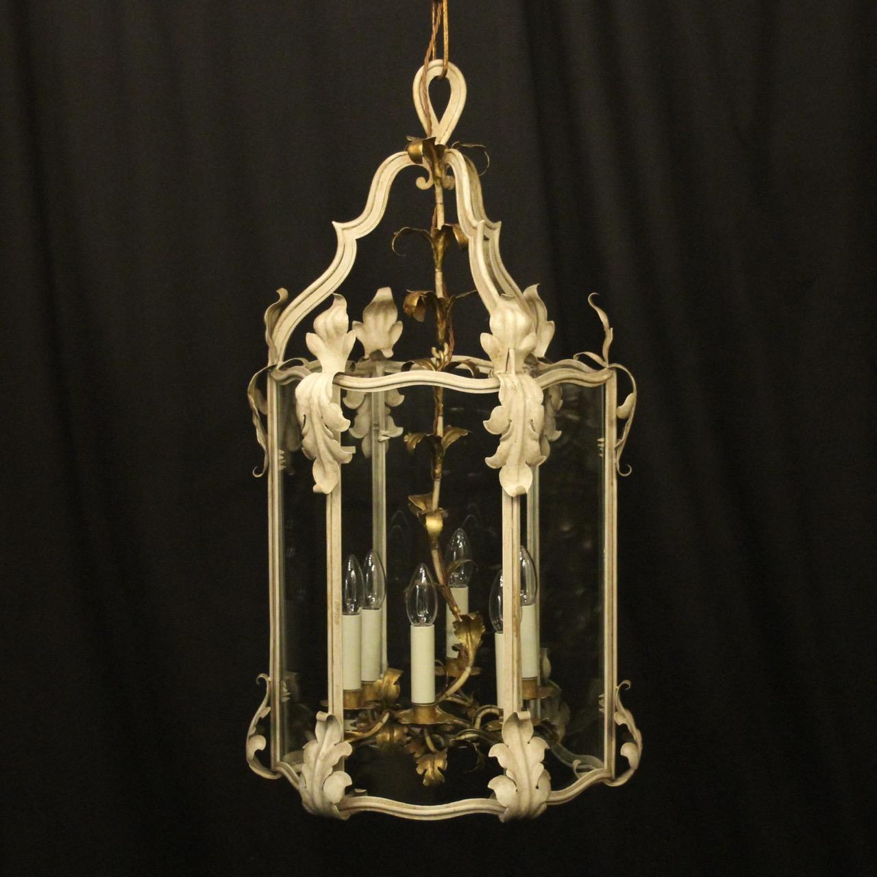 French Polychrome & Gilded Toleware Lantern (1 of 10)