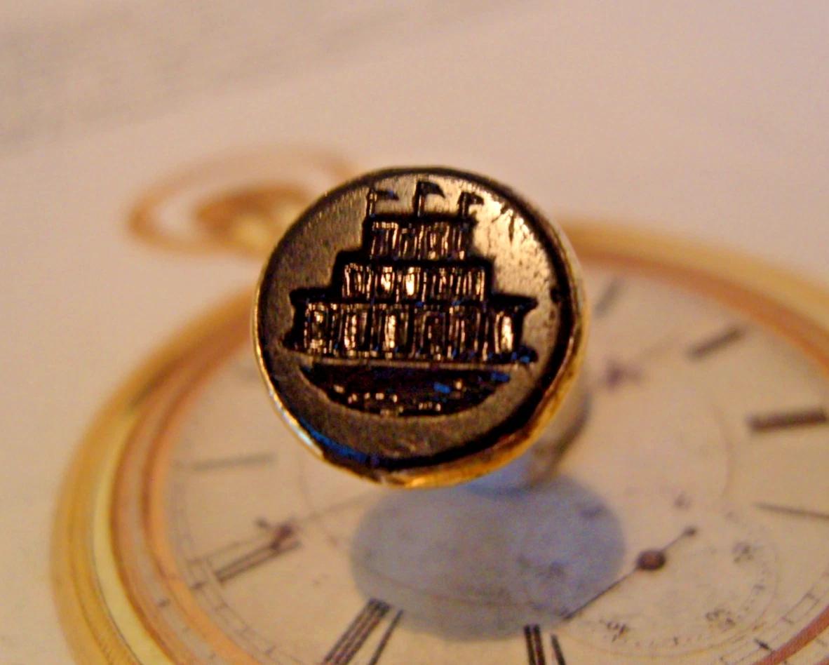 Pocket Watch Chain Fob Victorian 1851 Great Exhibition Crystal Palace Fob Seal (1 of 8) Pocket Watch Chain Fob Victorian 1851 Great Exhibition Crystal Palace Fob Seal (1 of 8)