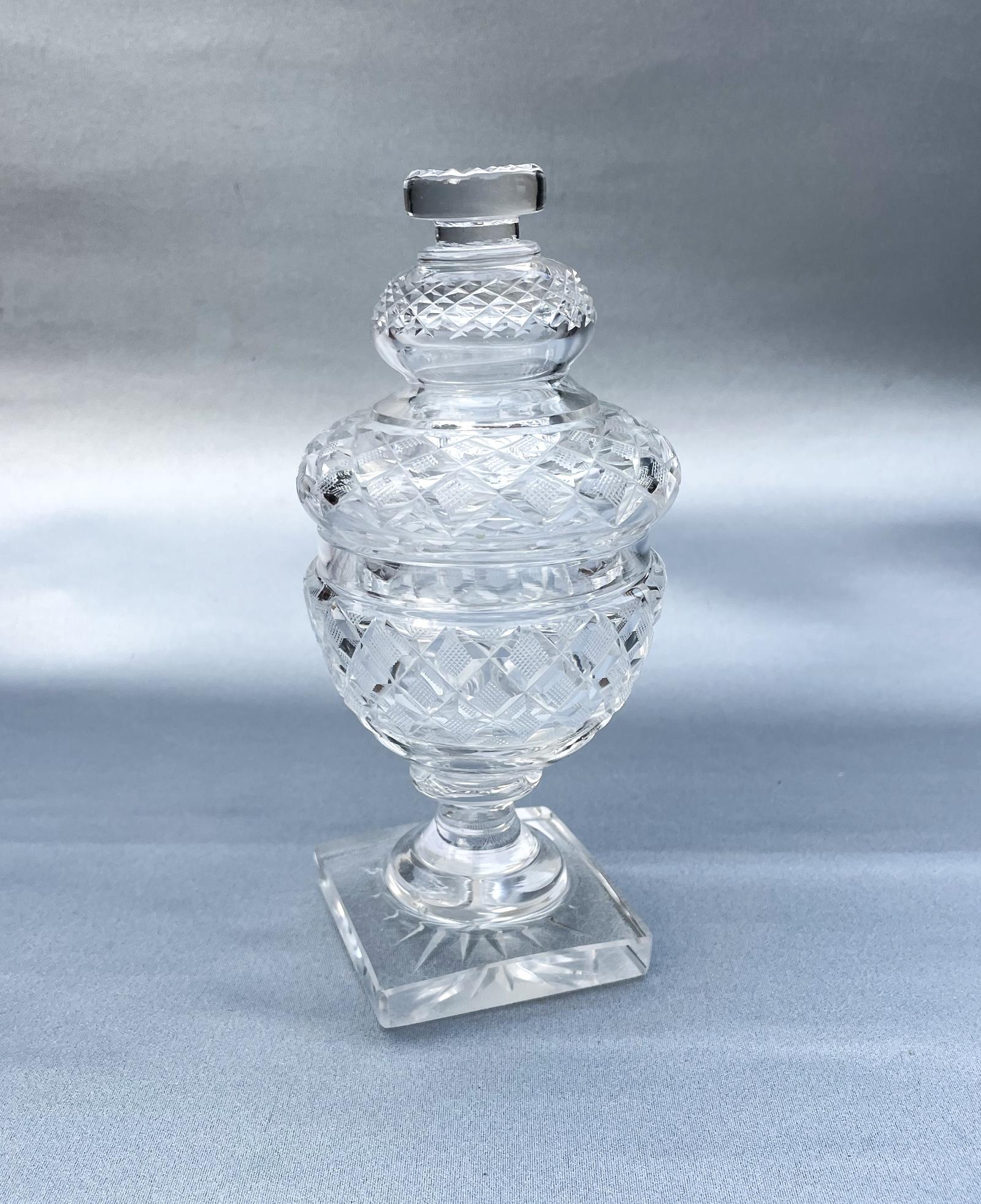 Exquisite Victorian Cut Glass Bonboniere (1 of 5)
