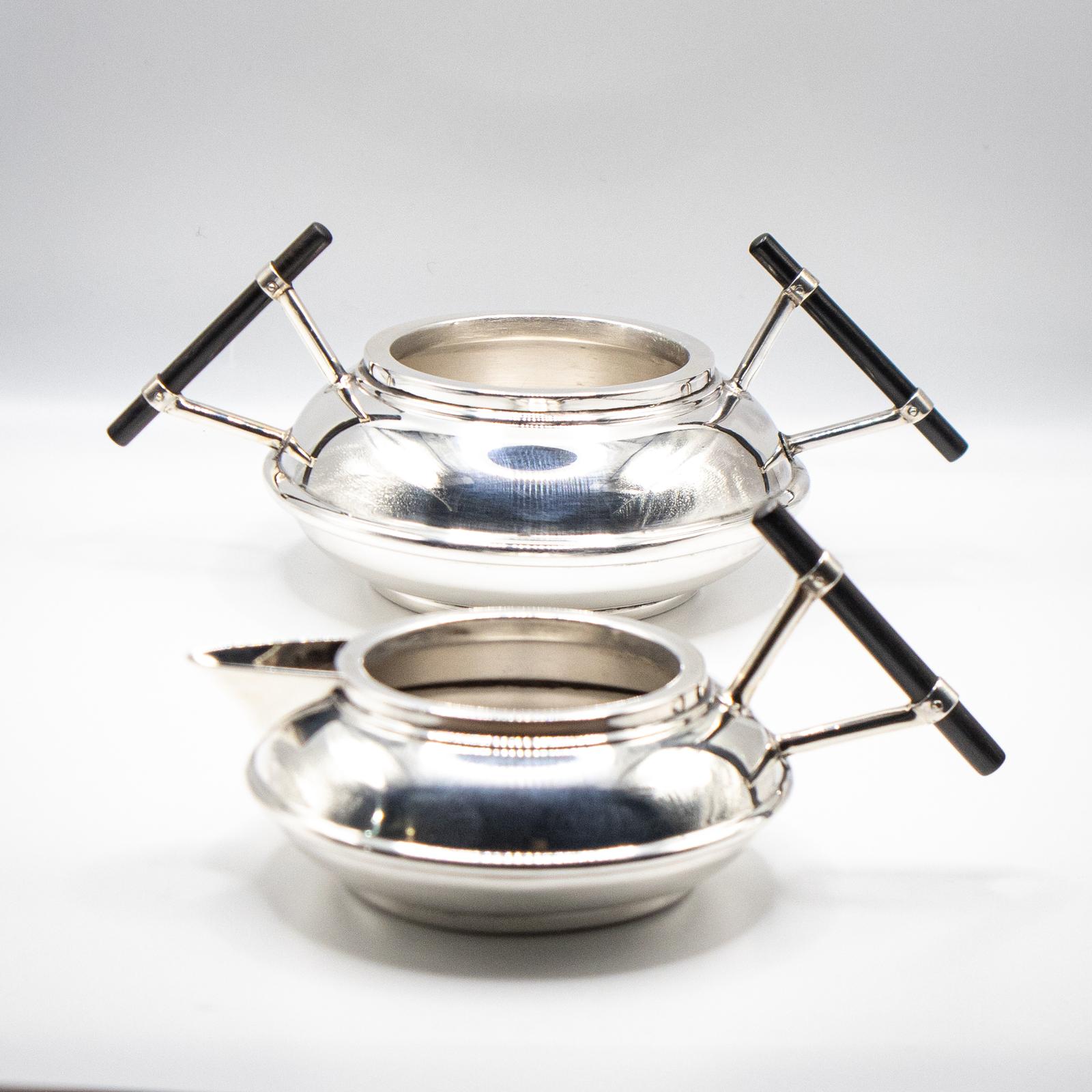 Art Nouveau Aspreys Christopher Dresser Silver Milk & Sugar (1 of 7)