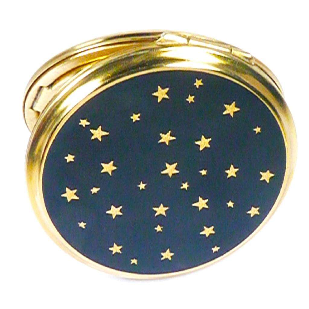 Vintage Black & Gold Stratton Powder Compact (1 of 9)