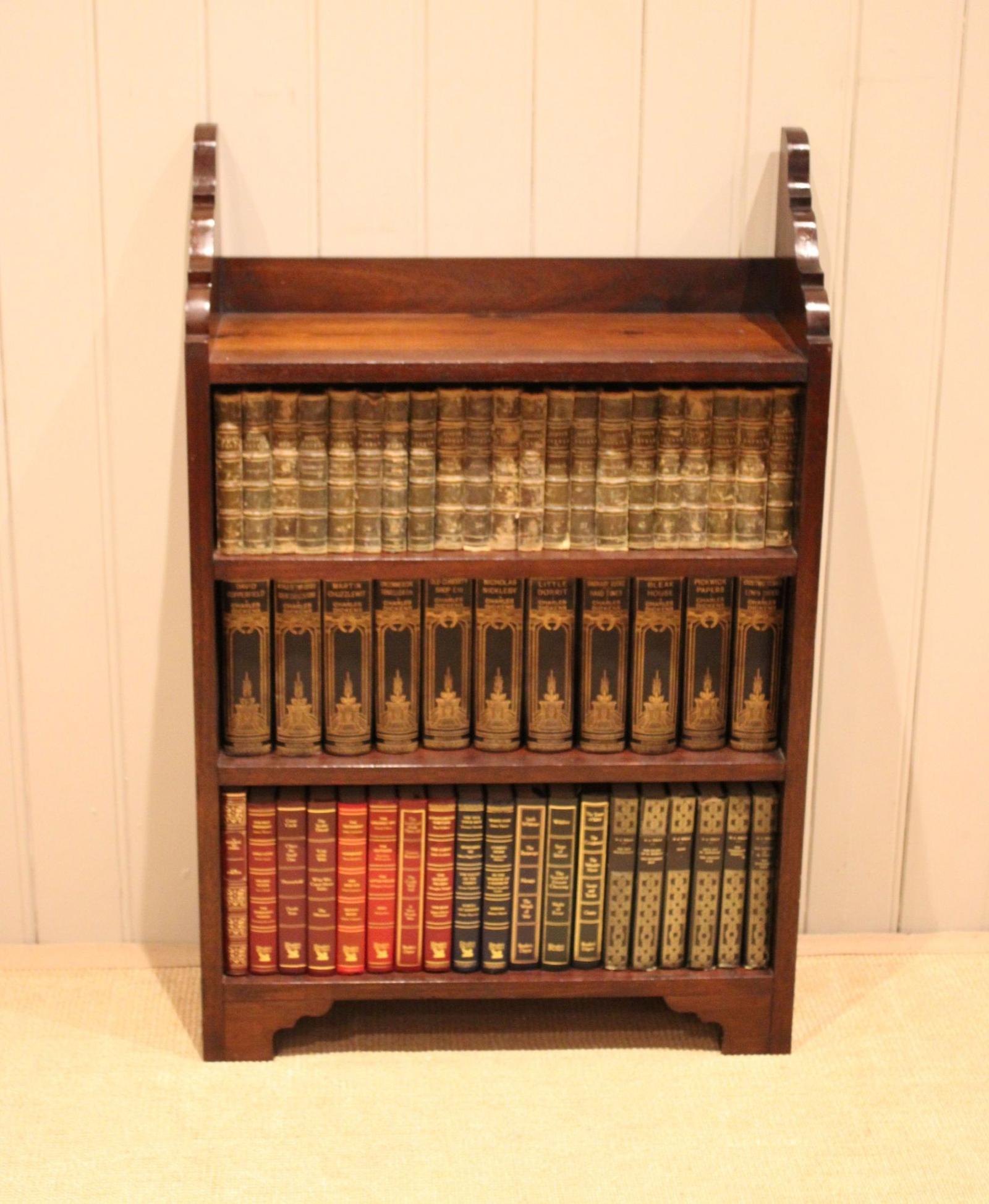 Rustic Mahogany Open Bookcase (1 of 13)