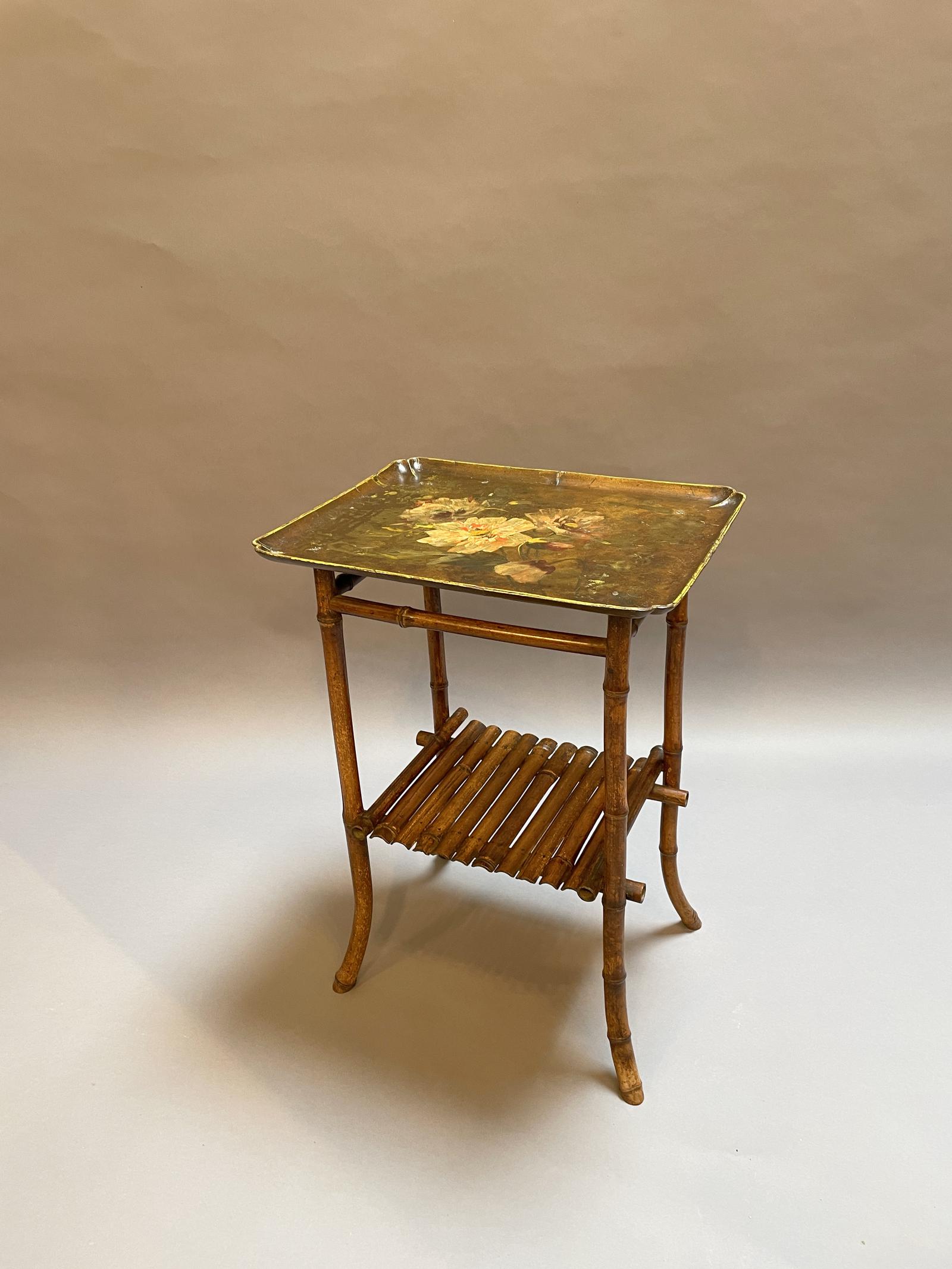 Victorian Painted & Bamboo Occasional Table (1 of 6) Victorian Painted & Bamboo Occasional Table (1 of 6)