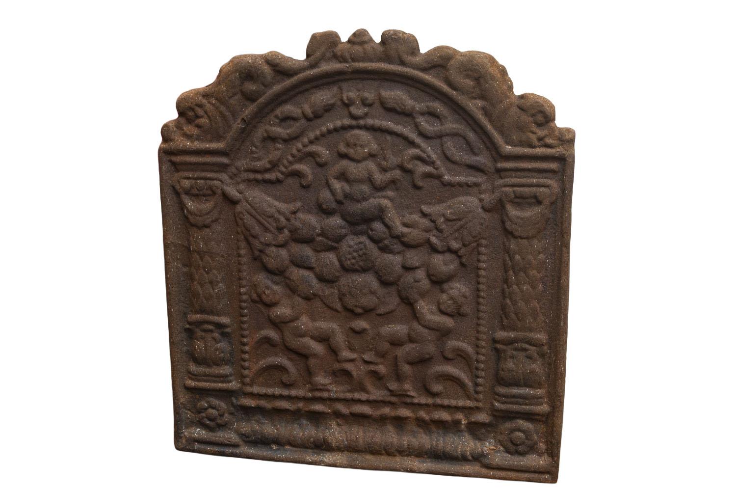 Cast Iron Fireback (1 of 1)