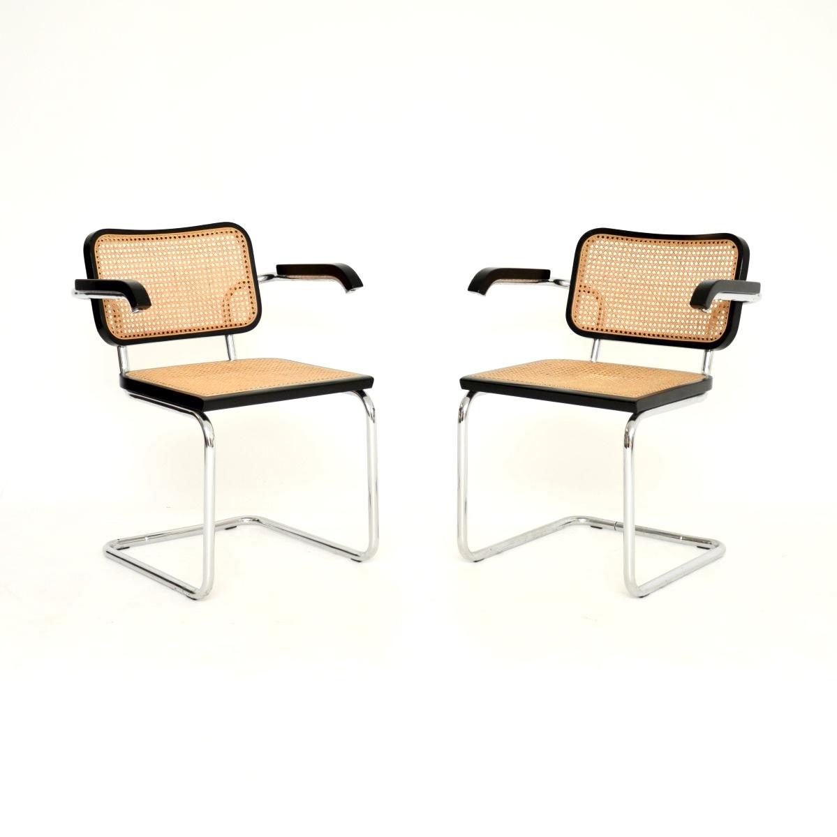 Pair of Vintage Italian Cesca Dining Chairs (1 of 11) Pair of Vintage Italian Cesca Dining Chairs (1 of 11)