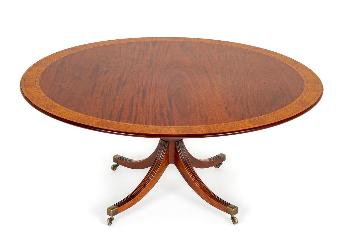 Regency Revival Mahogany Centre Table c.1920 (1 of 7)