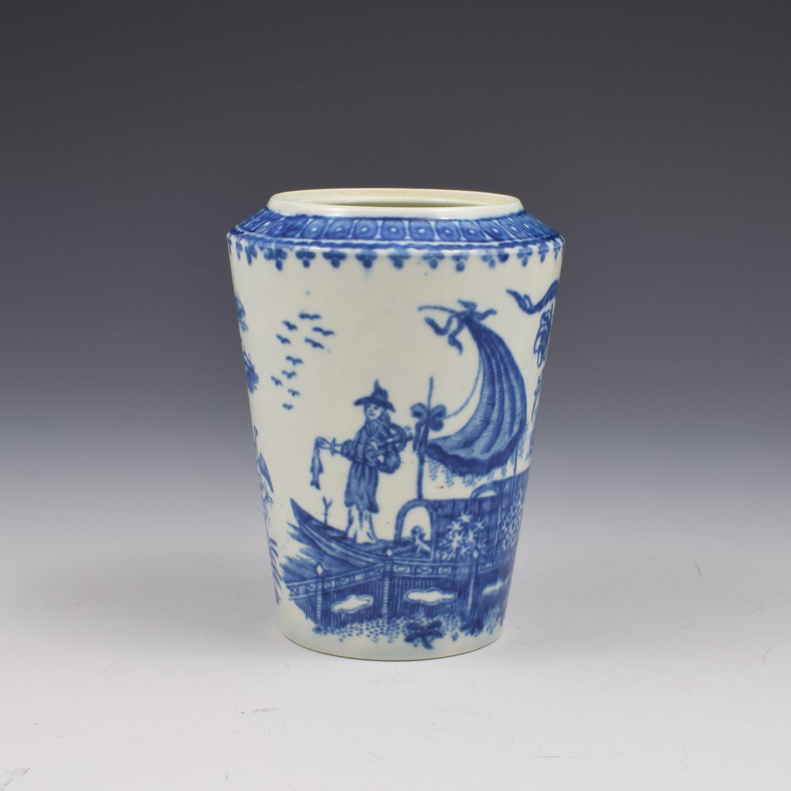 First Period Worcester Porcelain Fisherman & Cormorant Tea Canister c.1780 (1 of 6) First Period Worcester Porcelain Fisherman & Cormorant Tea Canister c.1780 (1 of 6)