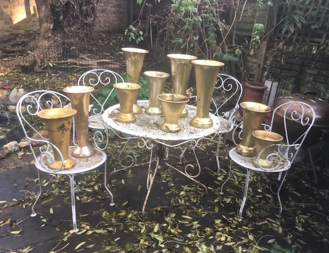 Collection of 20 Vintage Florists' Pots From France (1 of 3)