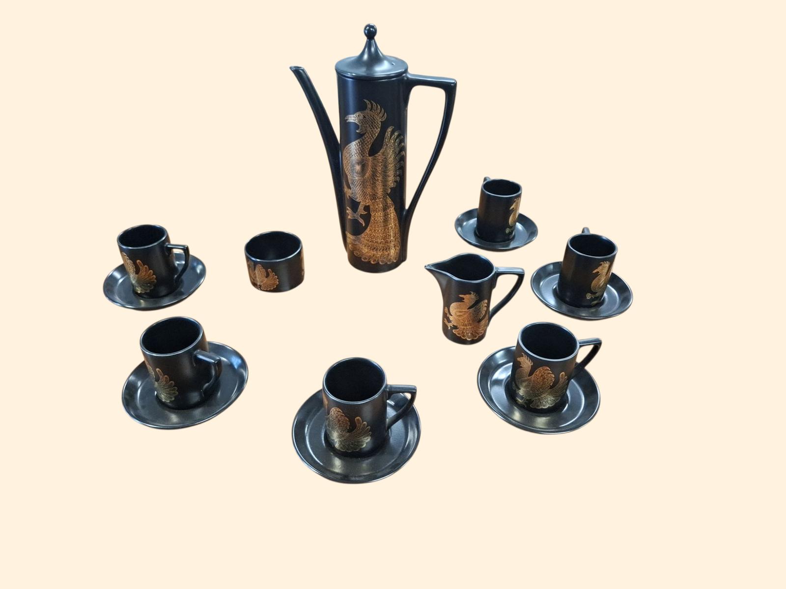 Portmeirion “Phoenix” Pattern Coffee Set (1 of 2) Portmeirion “Phoenix” Pattern Coffee Set (1 of 2)