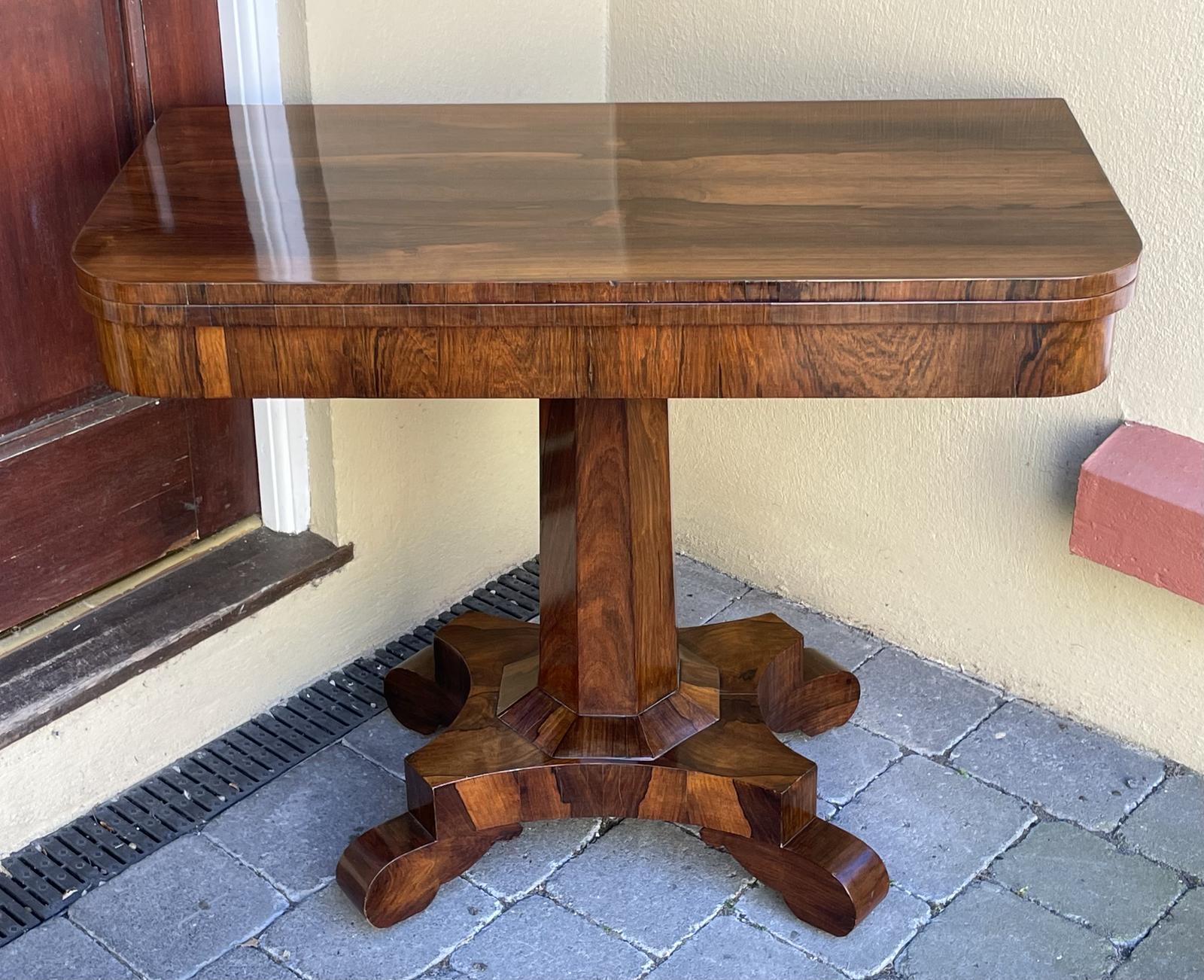 Regency Rosewood Tea Table (1 of 10)