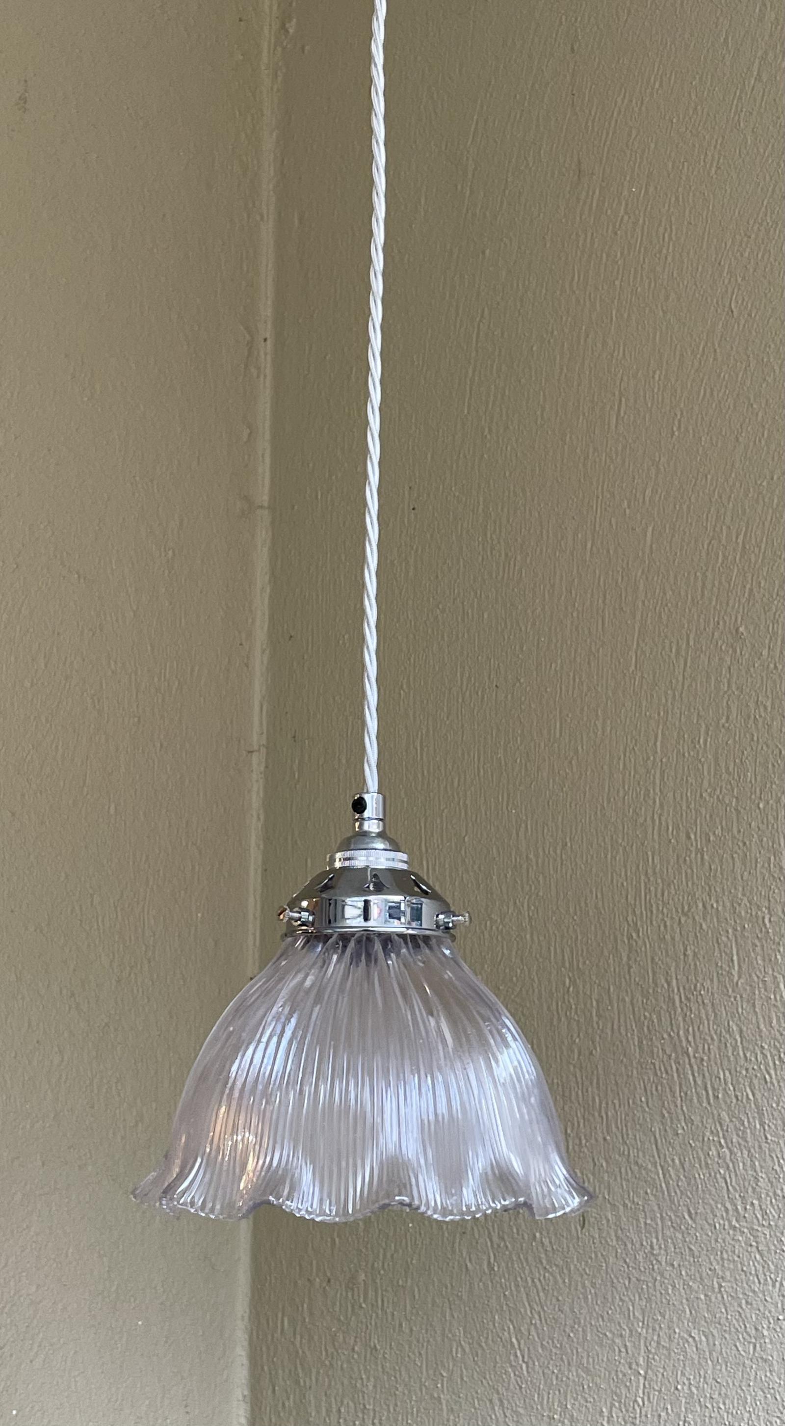 Edwardian Holophane Pendant Light (1 of 5)