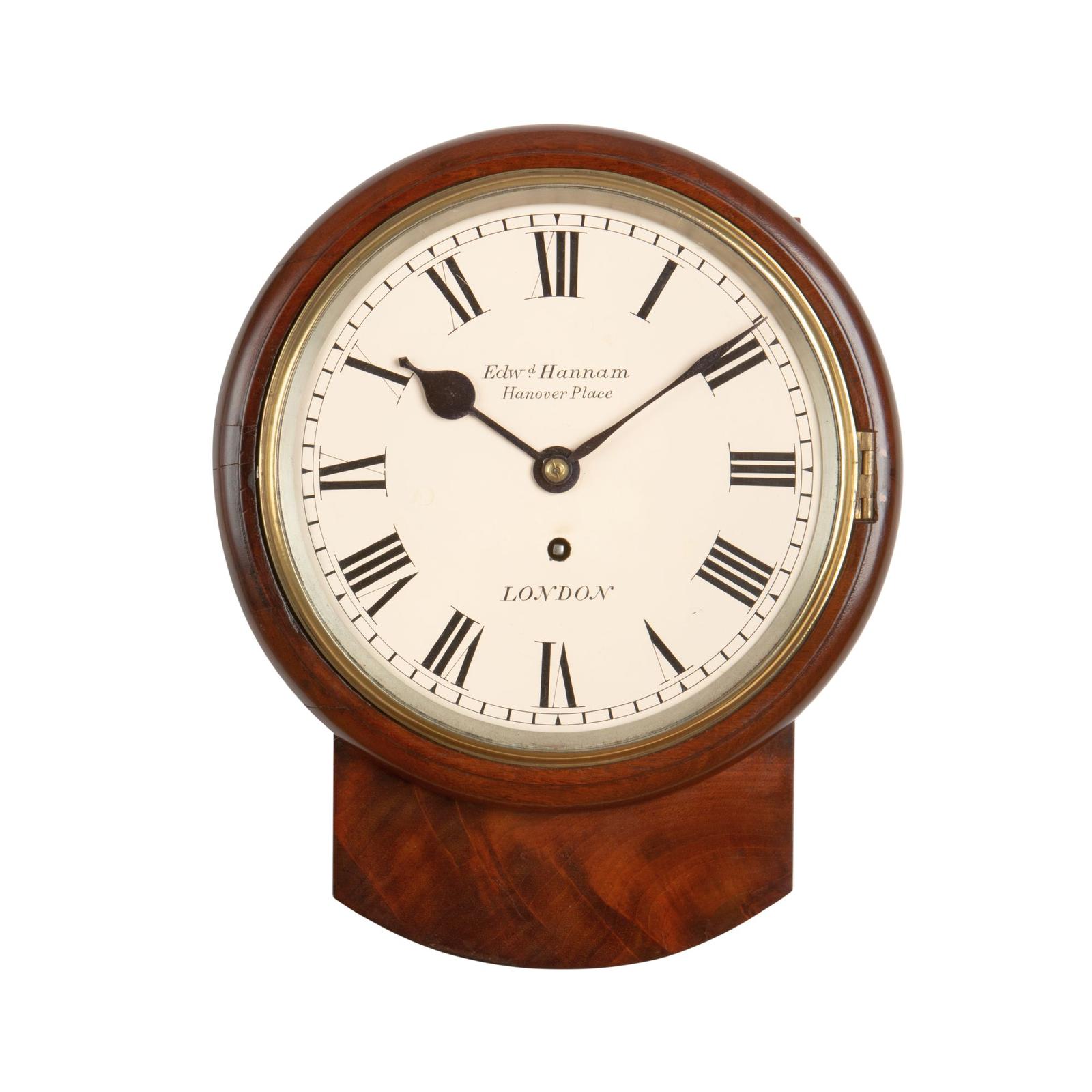 8″ Fusee Drop Dial Timepiece Wall Clock (1 of 1)