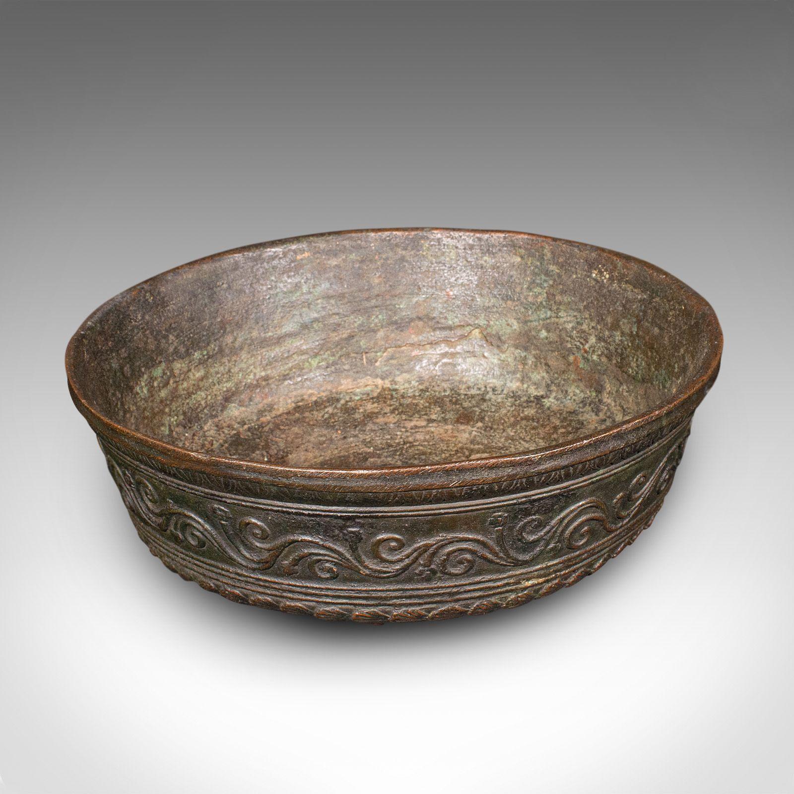 Antique Decorative Bowl, Japanese, Bronze Censer - Edo Period c.1750 (1 of 9)