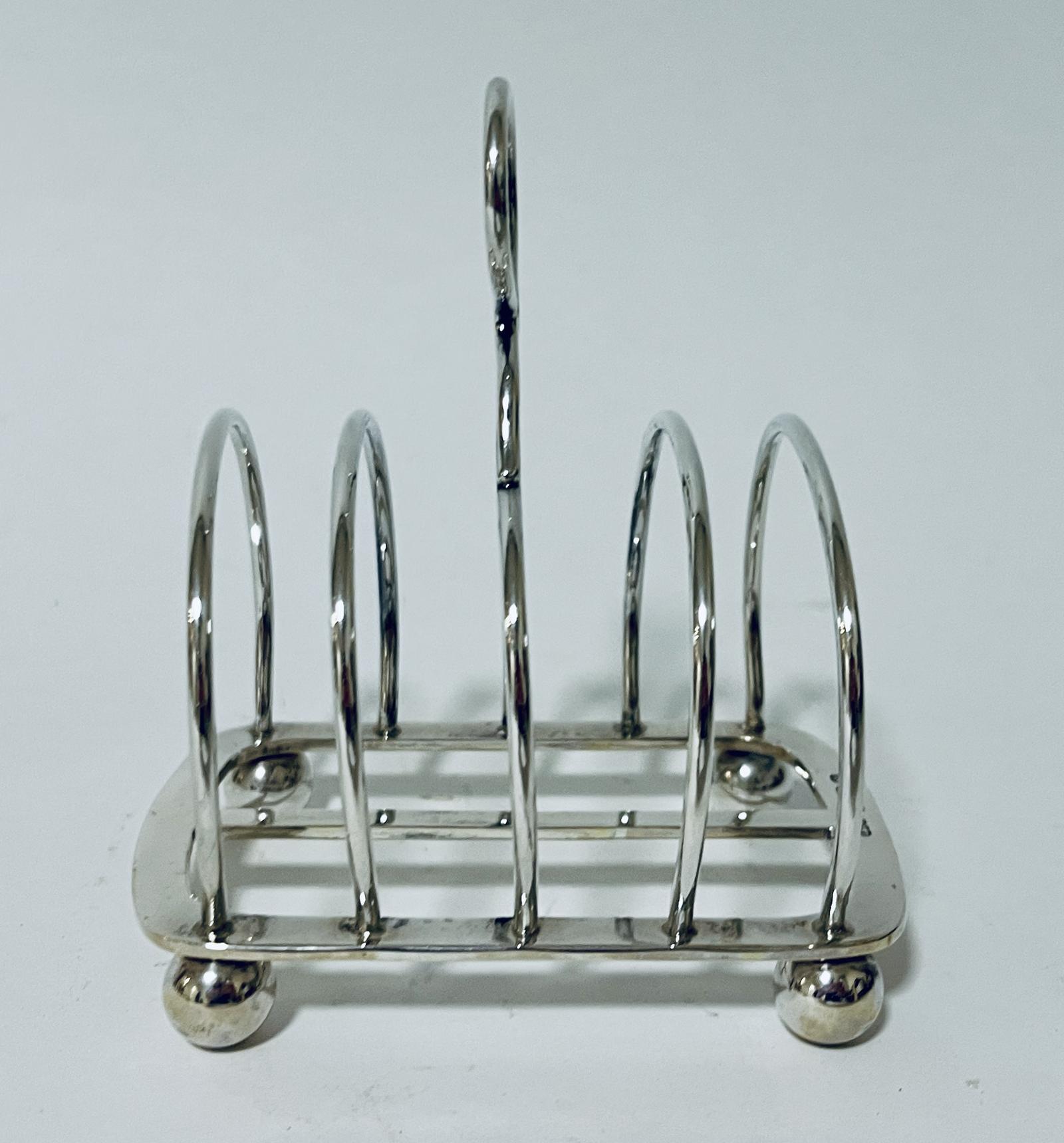 Antique Silver Toast Rack (1 of 9) Antique Silver Toast Rack (1 of 9)