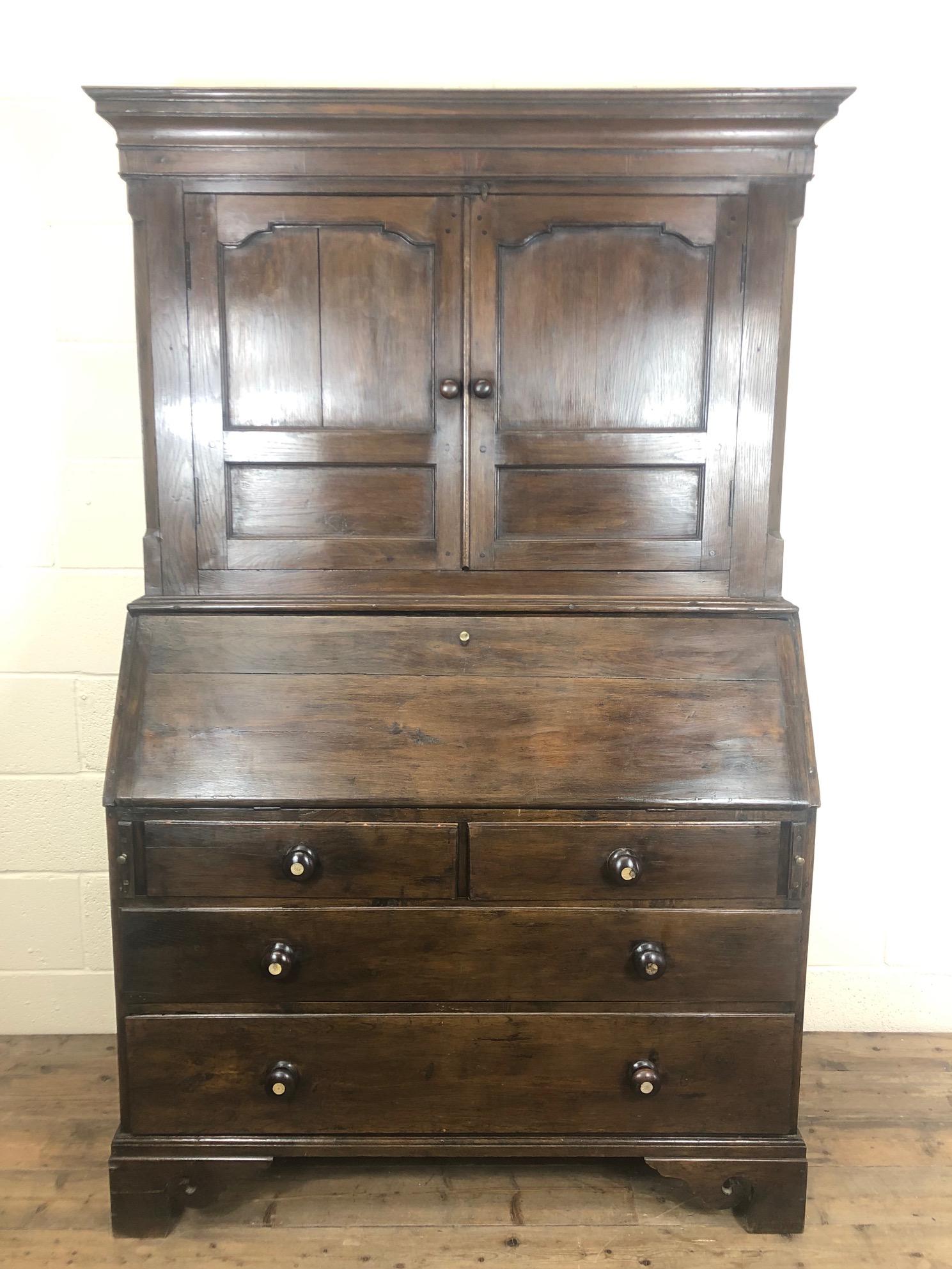 18th Century Welsh Oak Two Stage Bureau (1 of 15) 18th Century Welsh Oak Two Stage Bureau (1 of 15)