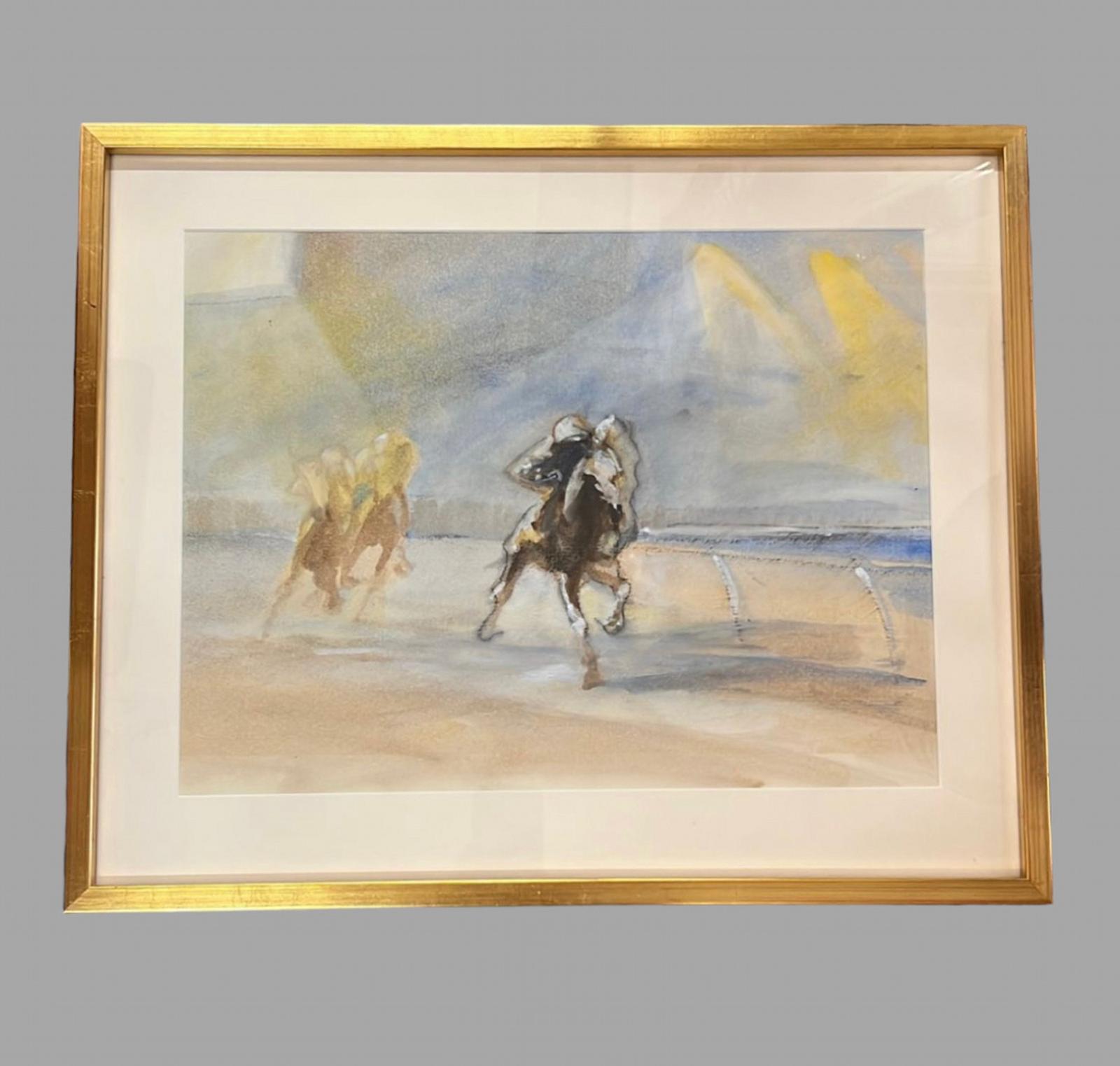 Peter Howell - Watercolour - Horse Racing (1 of 4)