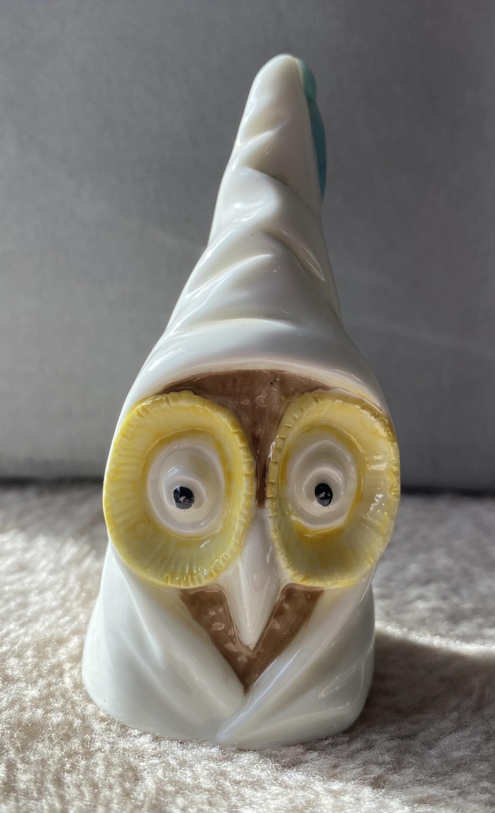 Royal Worcester “Owl” Candle Snuffer (1 of 3)