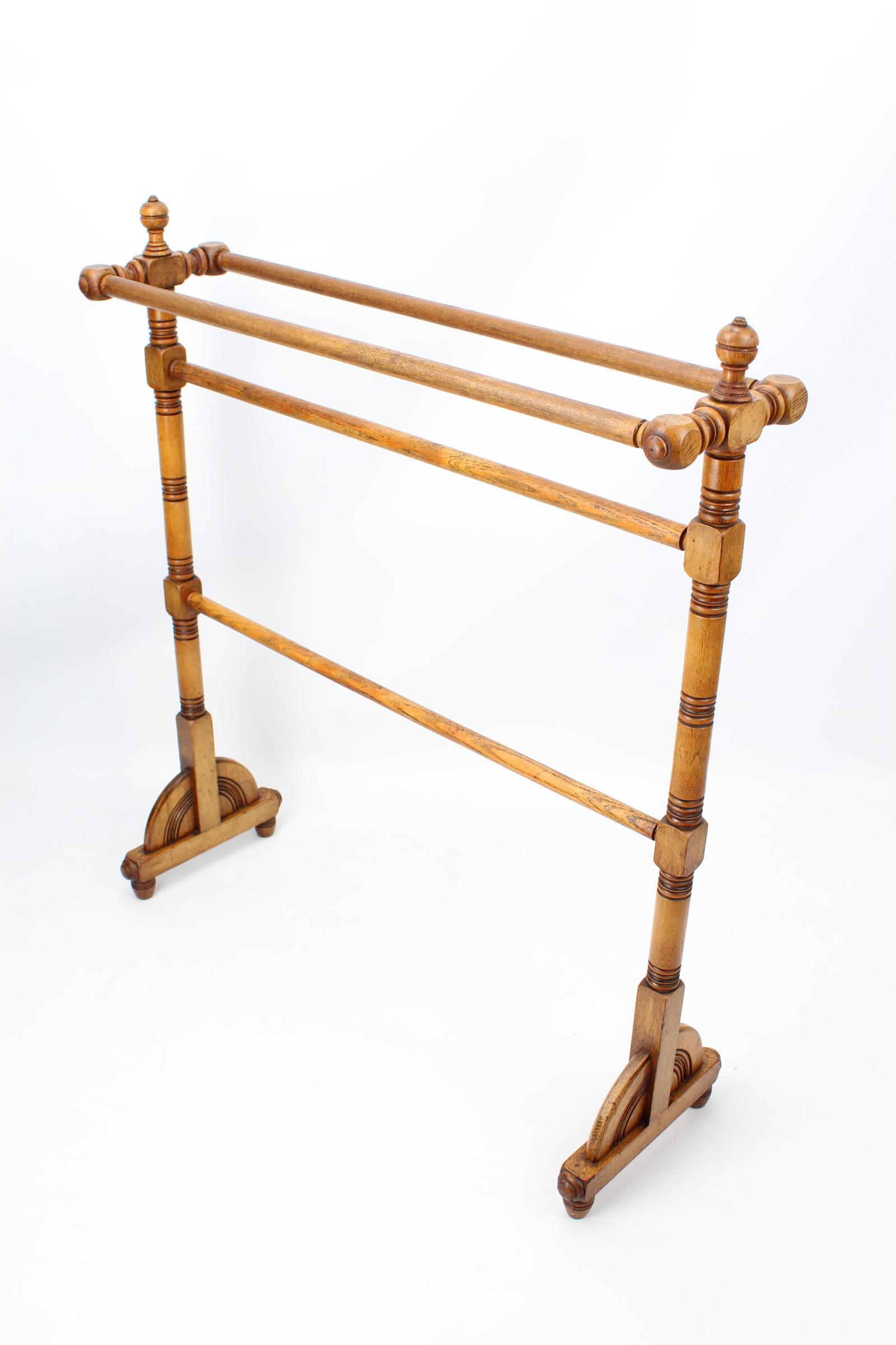 Antique Victorian Ash Towel Rail (1 of 11) Antique Victorian Ash Towel Rail (1 of 11)