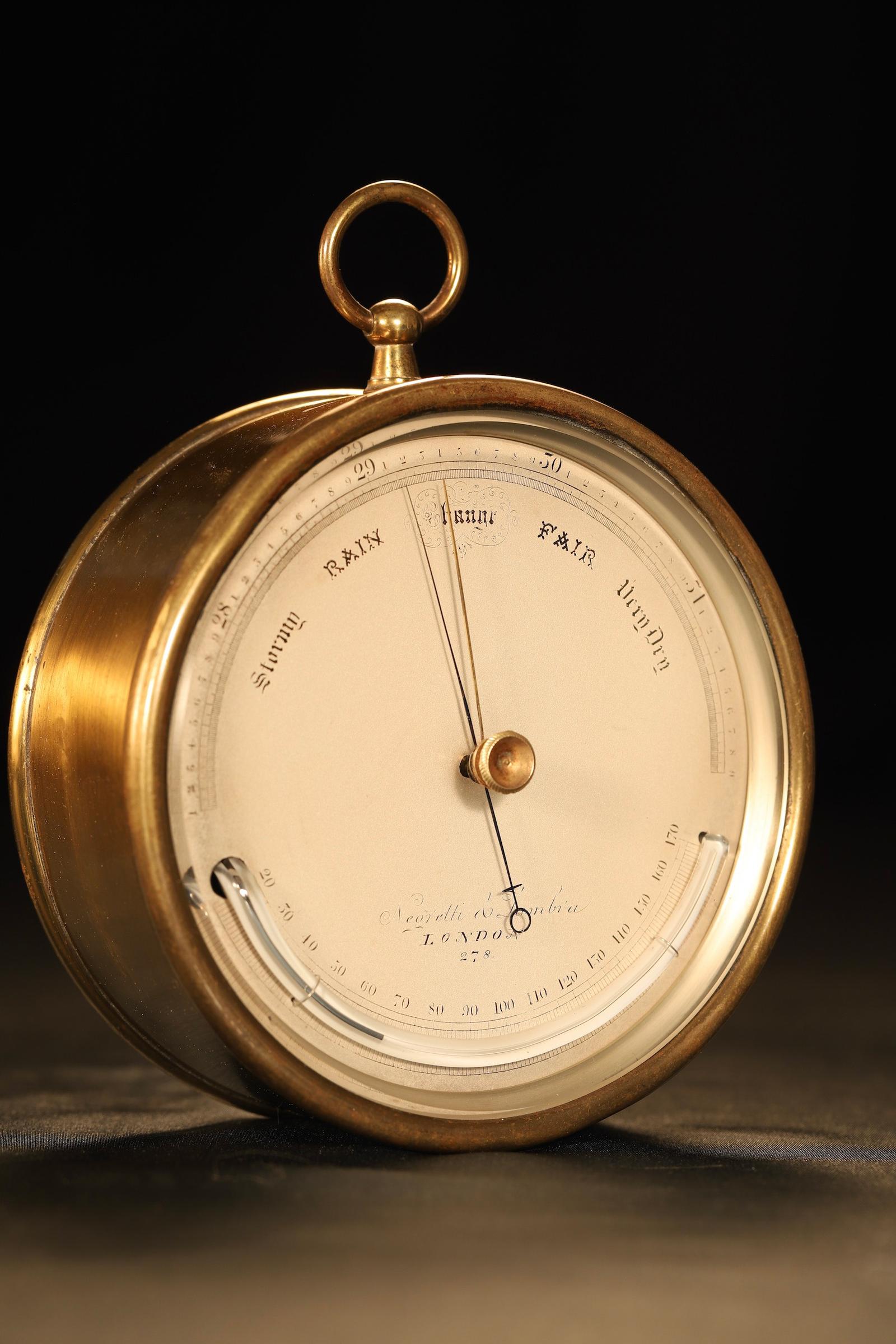 Very Early Negretti & Zambra Barometer No 278 c.1865 (1 of 14)