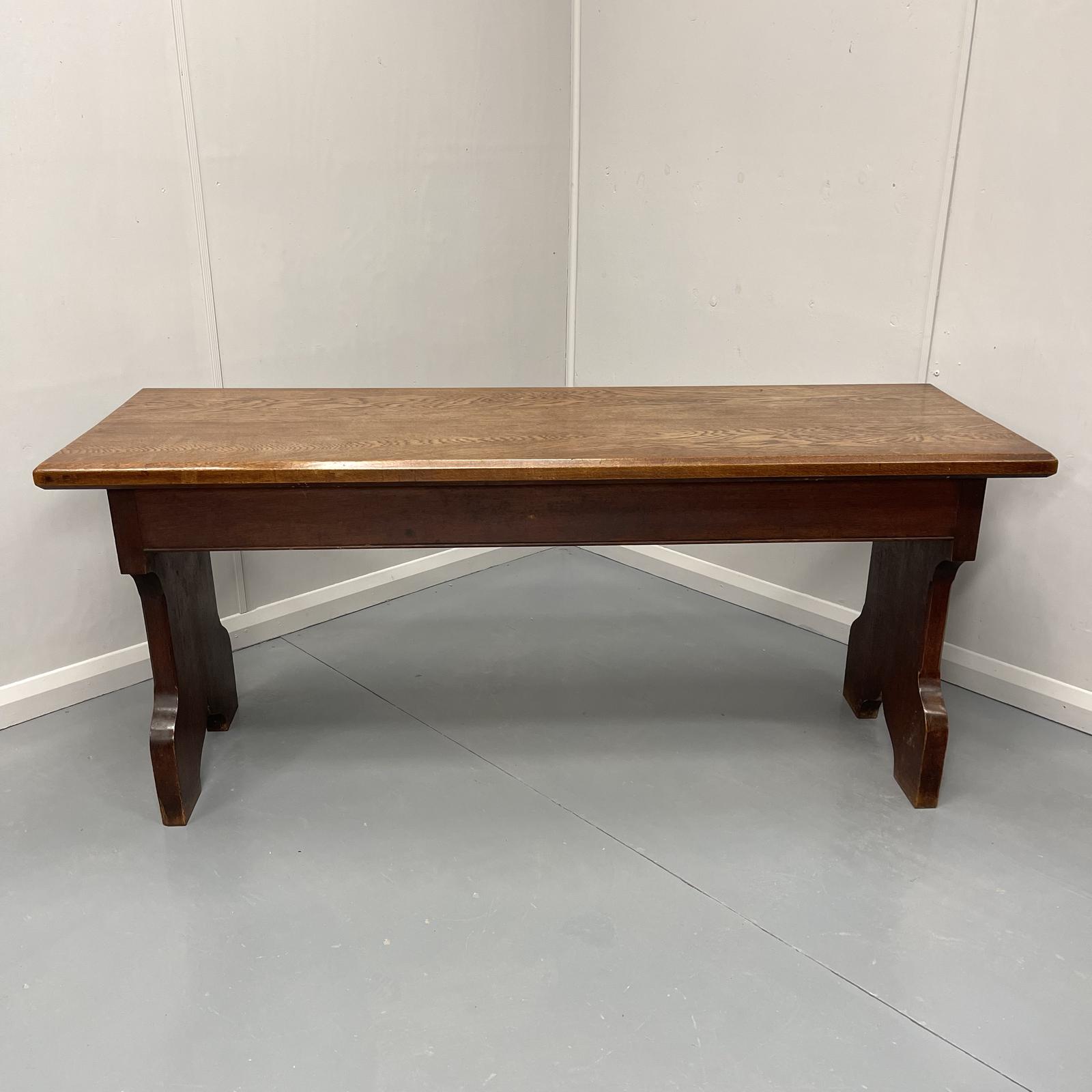 Solid Oak Alter or Serving Table (1 of 8)