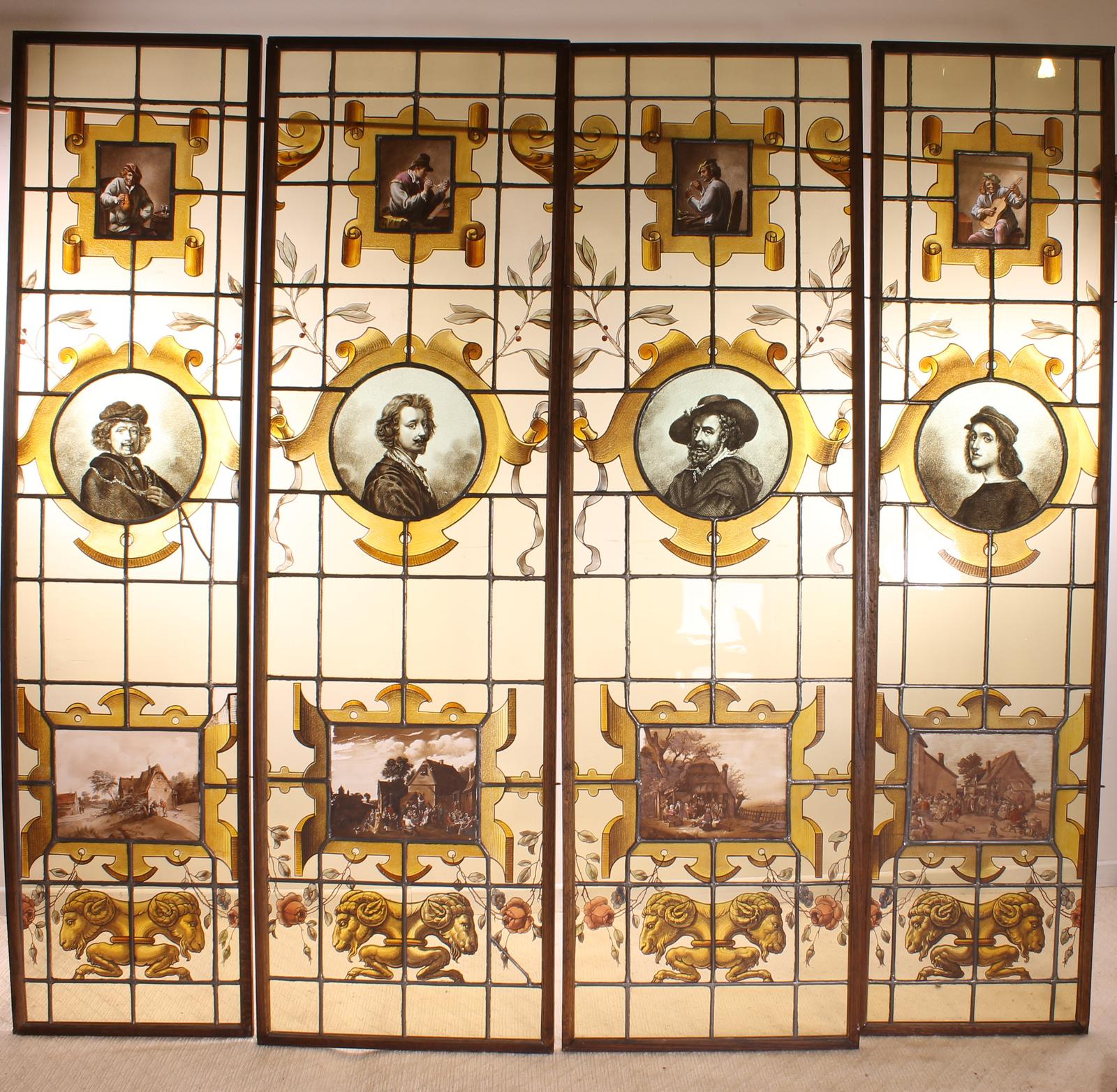 4 Stained Glass Painter of the Flemish Renaissance and Their Painting (1 of 18)