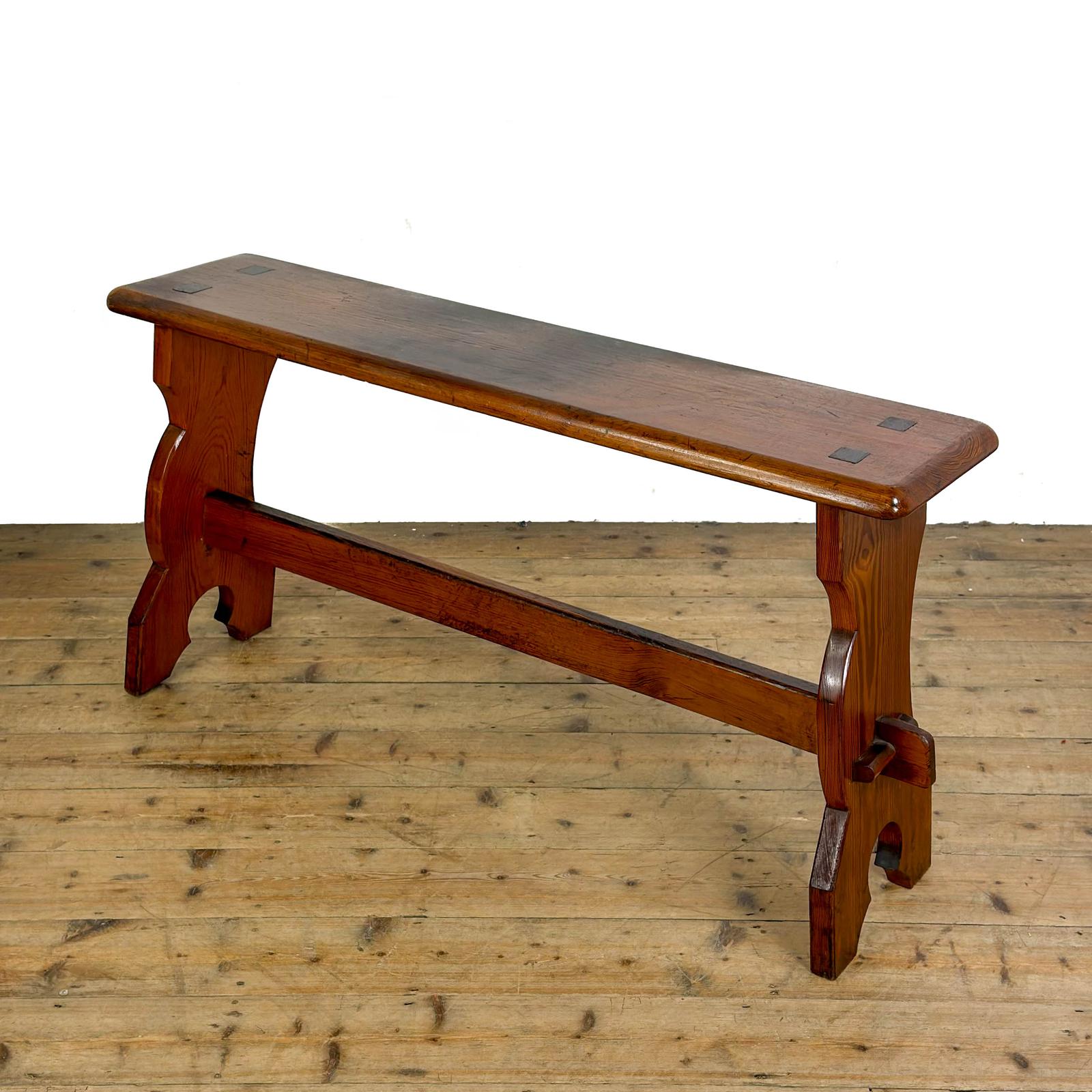 Antique Pine Organ Bench Side Table (1 of 9) Antique Pine Organ Bench Side Table (1 of 9)