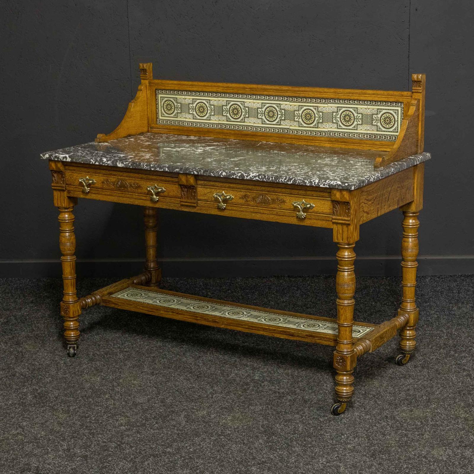 Victorian Oak Washstand (1 of 15)