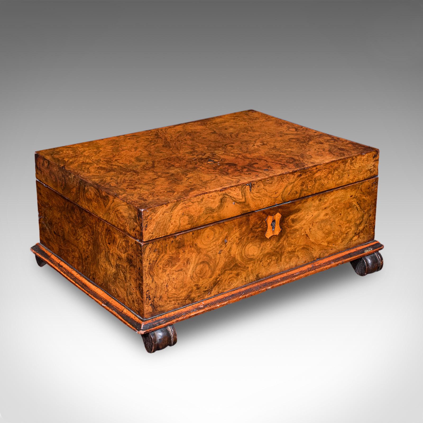 Antique Keepsake Case, English, Burr Walnut, Jewellery, Organiser Box c.1880 (1 of 12) Antique Keepsake Case, English, Burr Walnut, Jewellery, Organiser Box c.1880 (1 of 12)