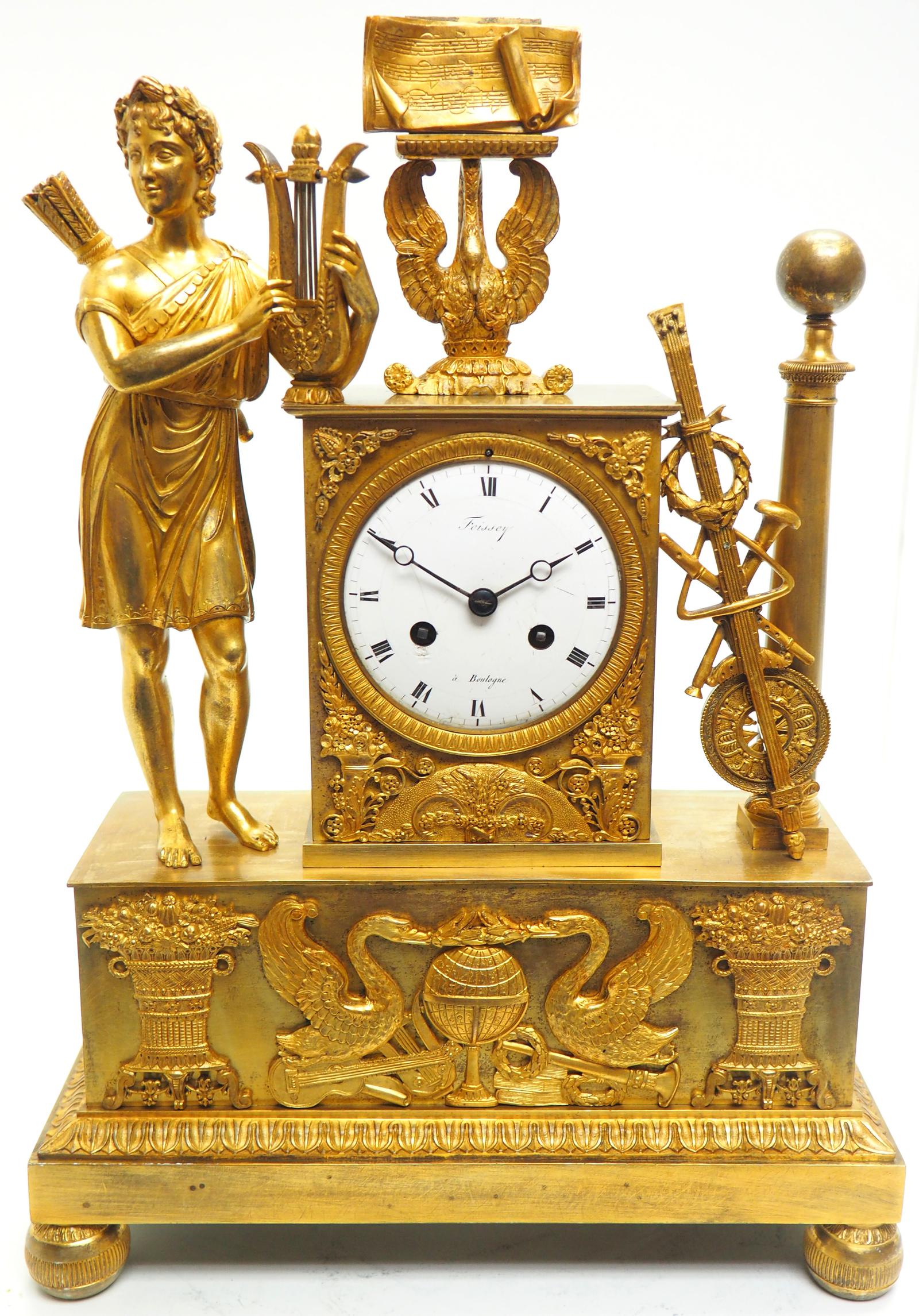 Fine French Empire Mantel Clock Sought Solid Bronze Ormolu Case (1 of 21) Fine French Empire Mantel Clock Sought Solid Bronze Ormolu Case (1 of 21)