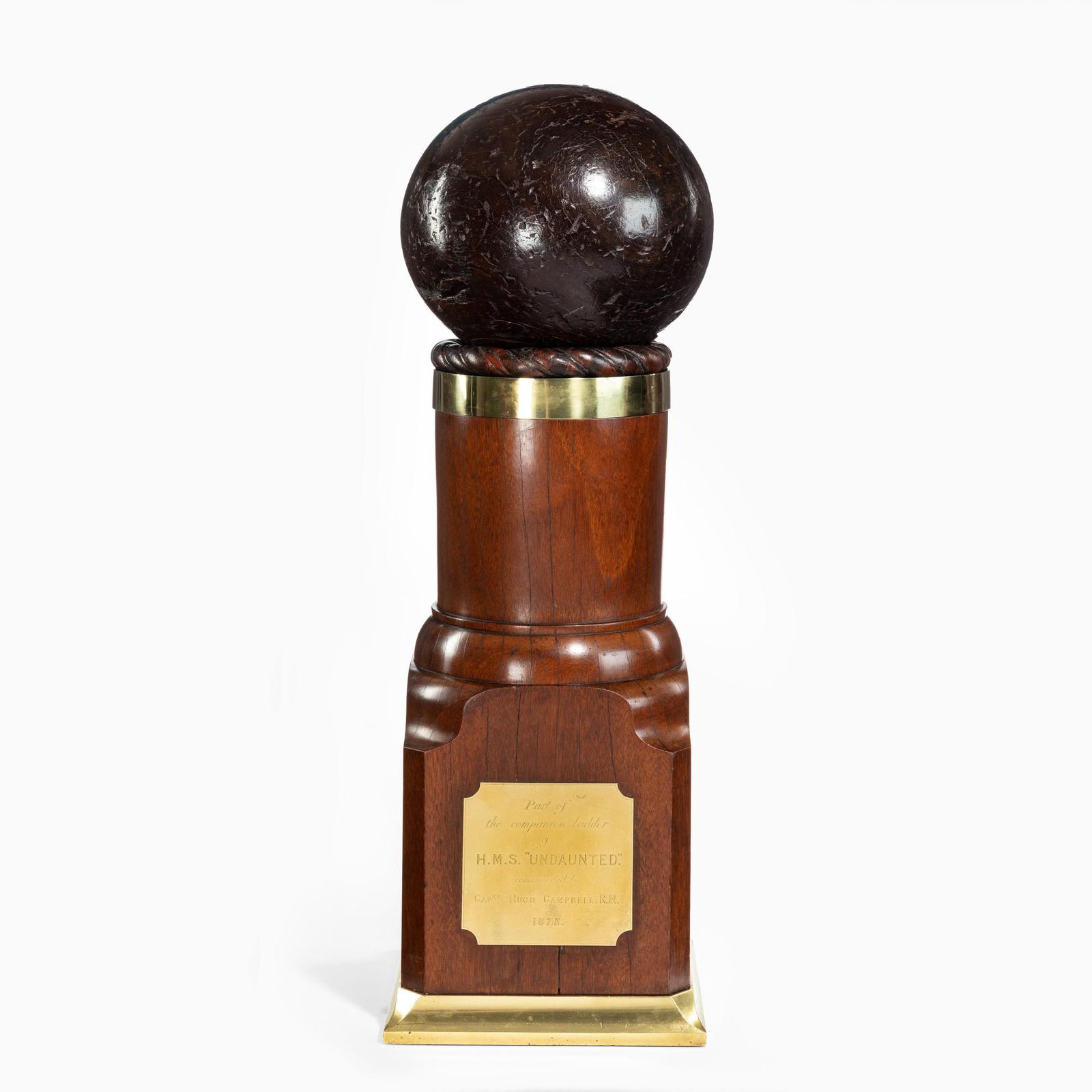 A H.M.S. Undaunted presentation souvenir for Captain Hugh Campbell RN 1875 (1 of 7) A H.M.S. Undaunted presentation souvenir for Captain Hugh Campbell RN 1875 (1 of 7)