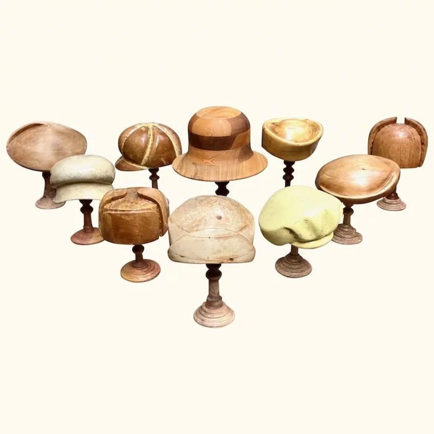 Vintage Milliners Blocks on Stands (EACH) (1 of 9)