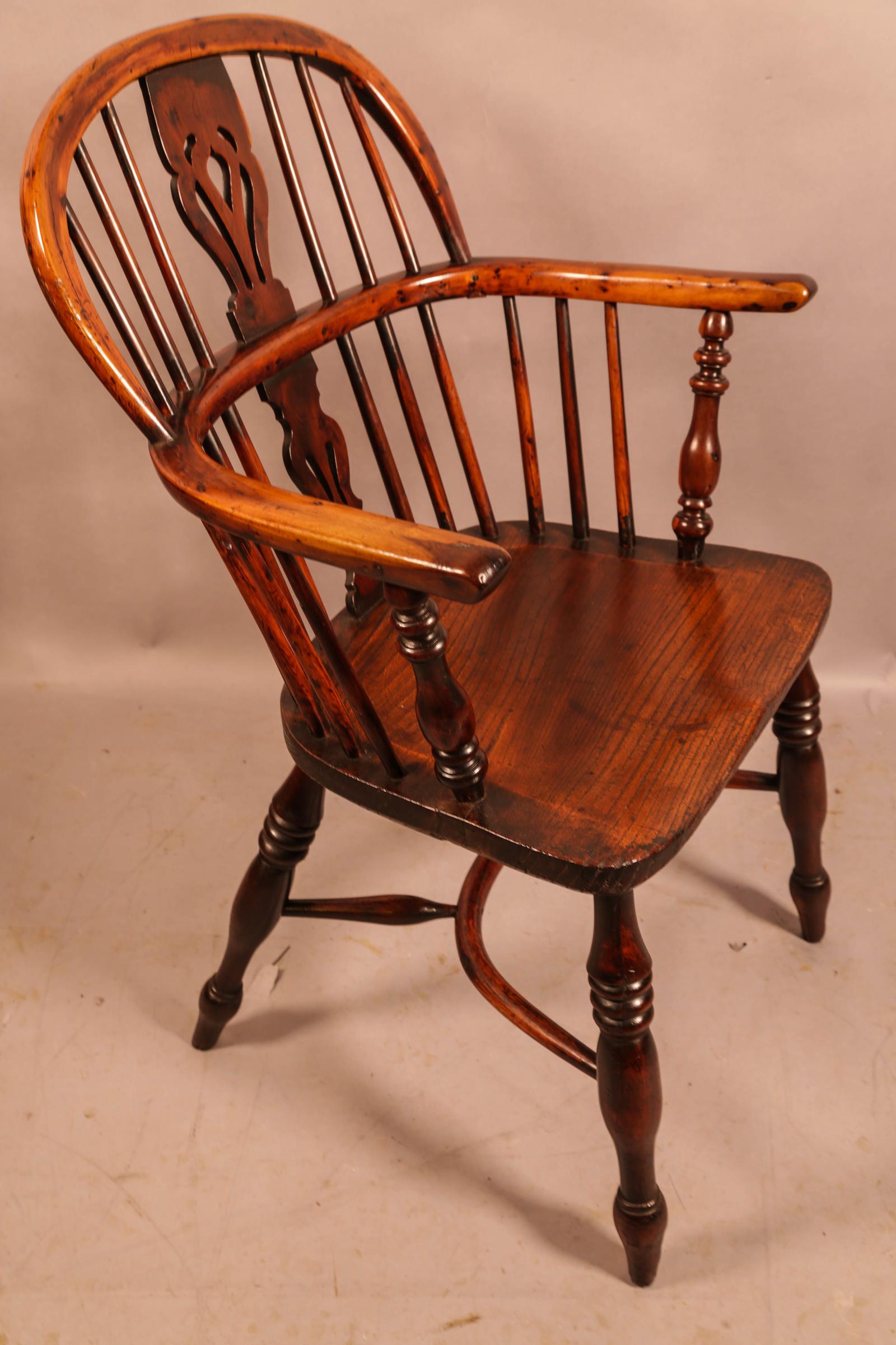 Yew Wood Low Back Windsor Chair Rockley Maker (1 of 8) Yew Wood Low Back Windsor Chair Rockley Maker (1 of 8)