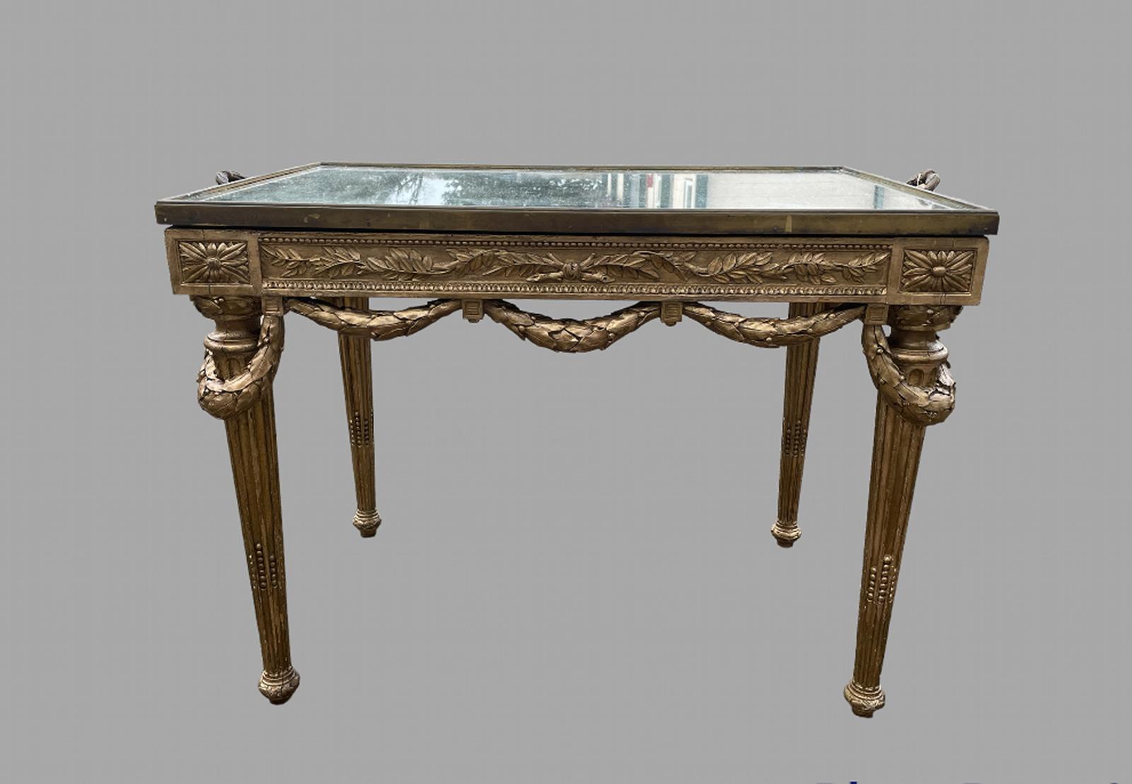 A 19th Century Neoclassical Gilt and Gesso Table (1 of 5)