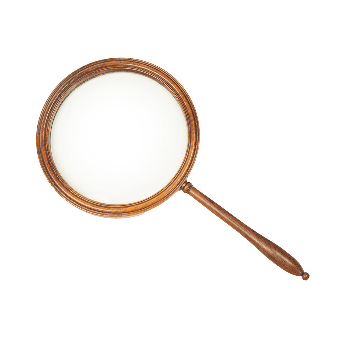 Very Large George III Rosewood Gallery Magnifying Glass (1 of 2)